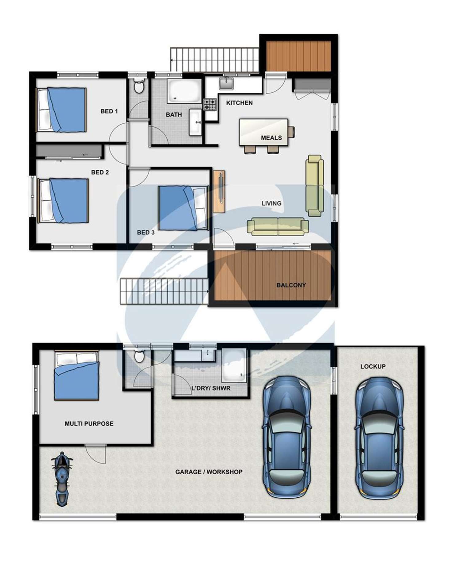Floorplan of Homely house listing, 8 Geeba Street, Slacks Creek QLD 4127