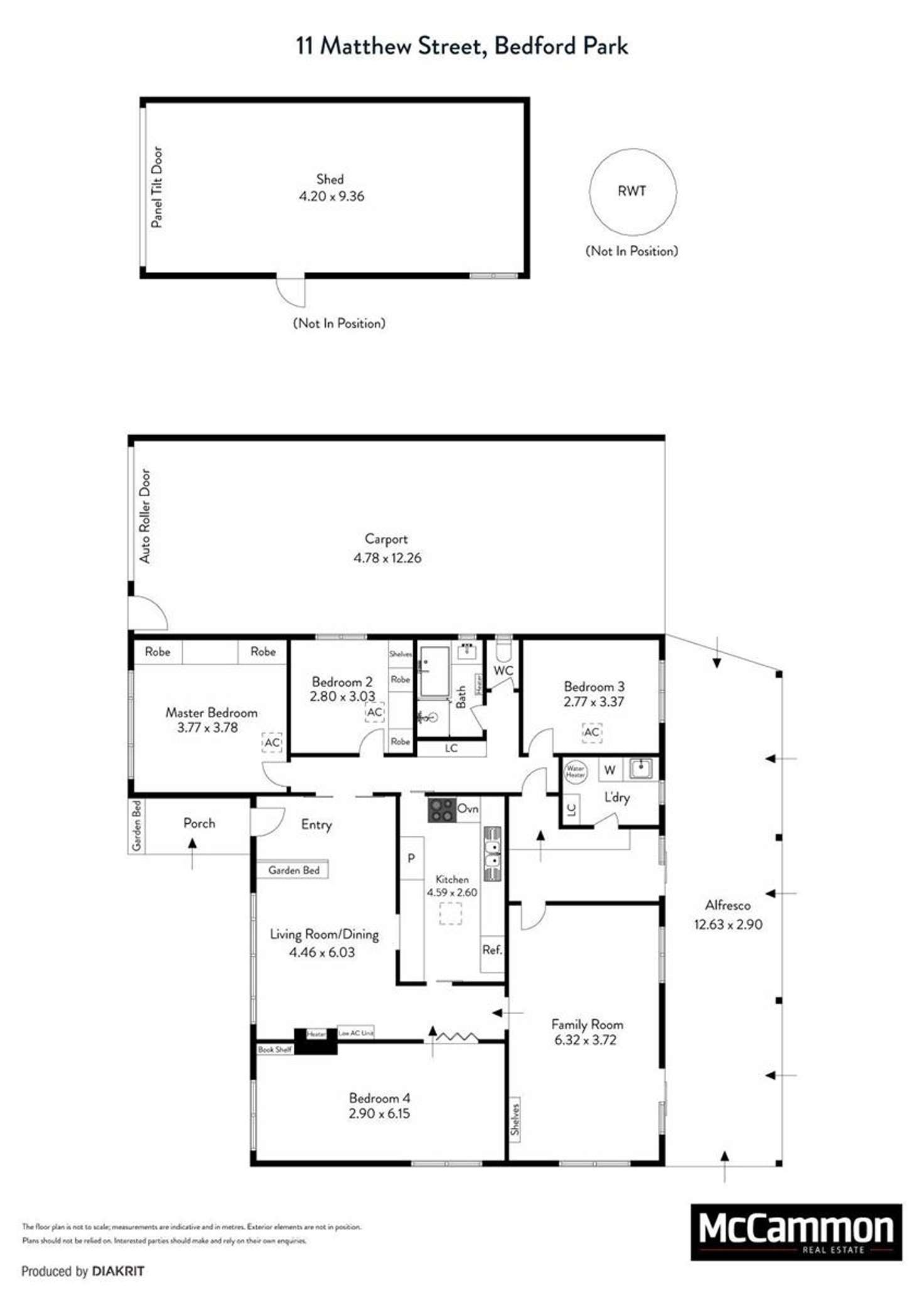 Floorplan of Homely house listing, 11 Matthew Street, Bedford Park SA 5042