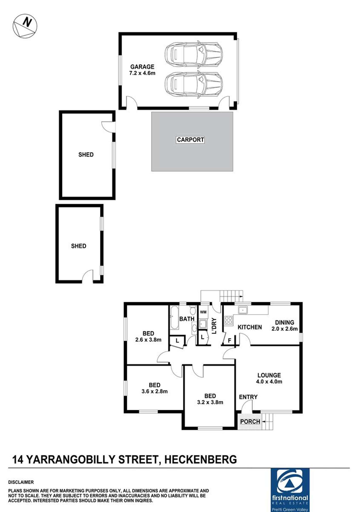 Floorplan of Homely house listing, 14 Yarrangobilly Street, Heckenberg NSW 2168