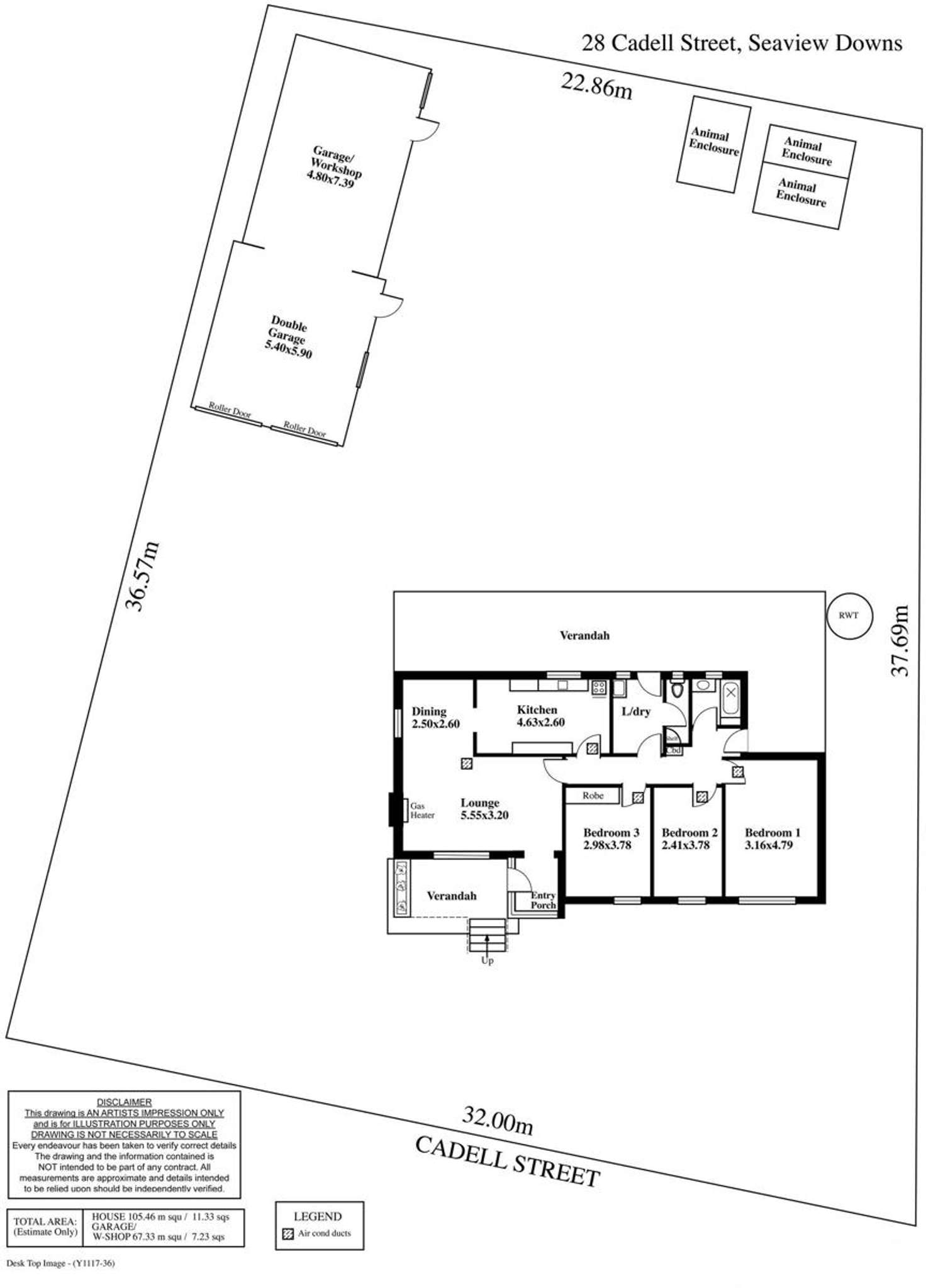 Floorplan of Homely house listing, 28 Cadell Street, Seaview Downs SA 5049