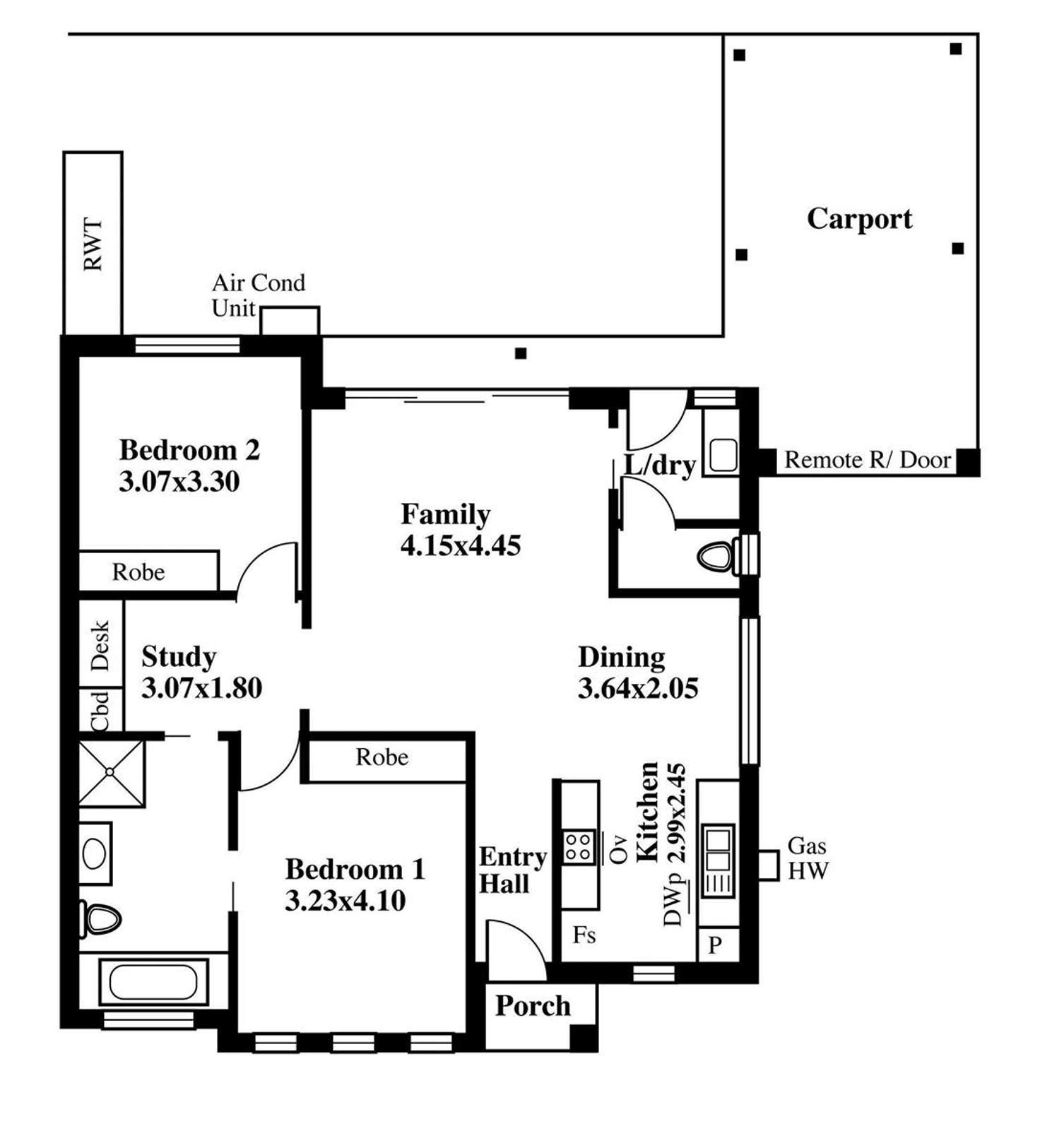 Floorplan of Homely house listing, 32A West Street, Ascot Park SA 5043