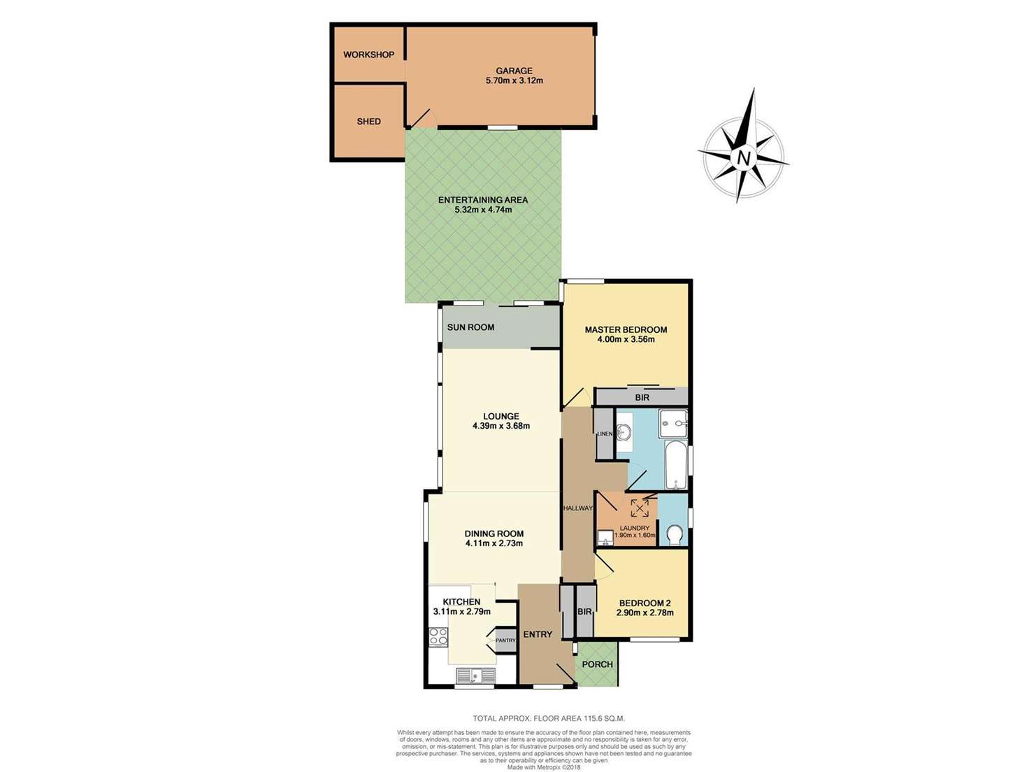 Floorplan of Homely villa listing, 1/131 Scott Street, Shoalhaven Heads NSW 2535