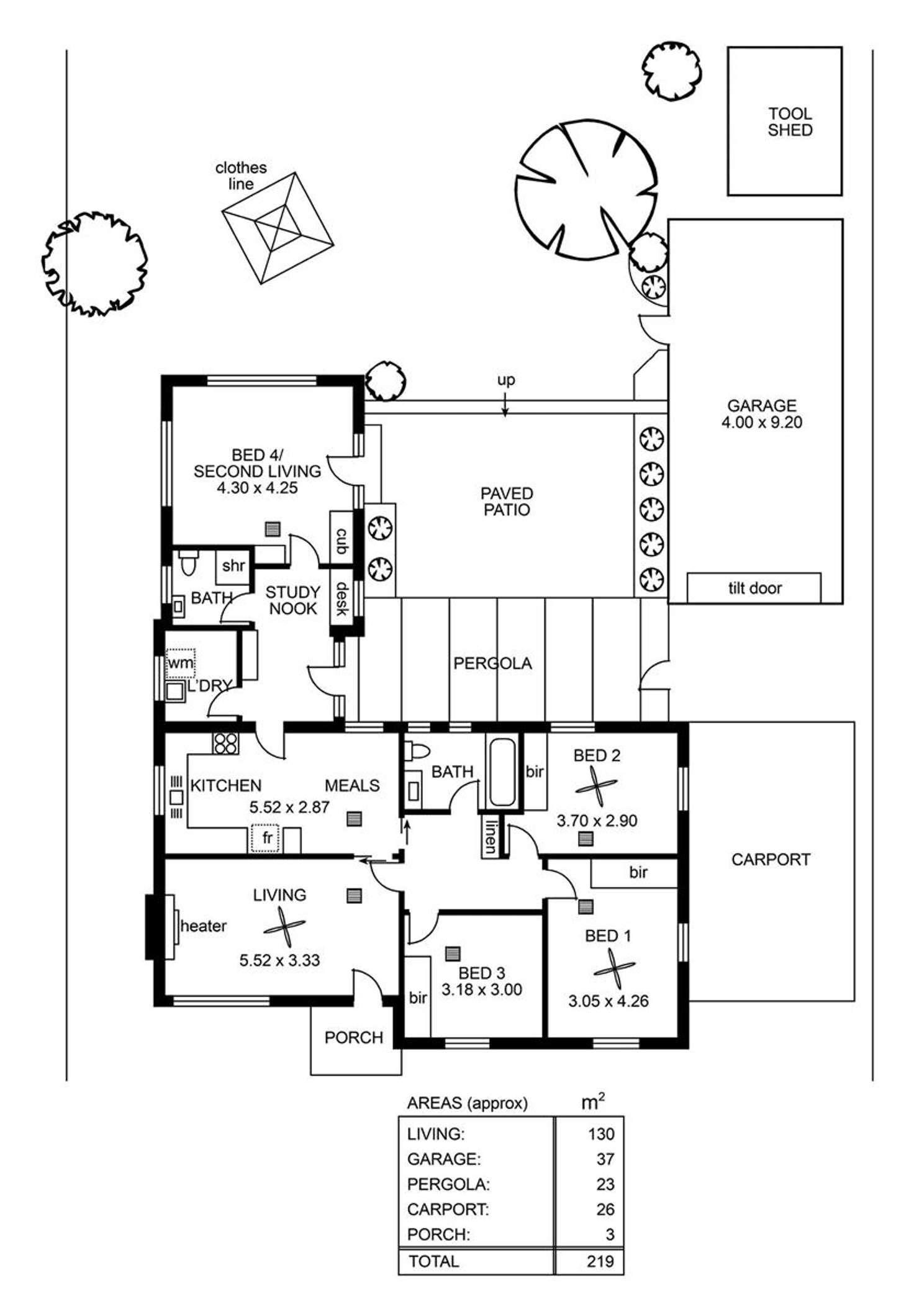 Floorplan of Homely house listing, 33 Deakin Street, Blair Athol SA 5084