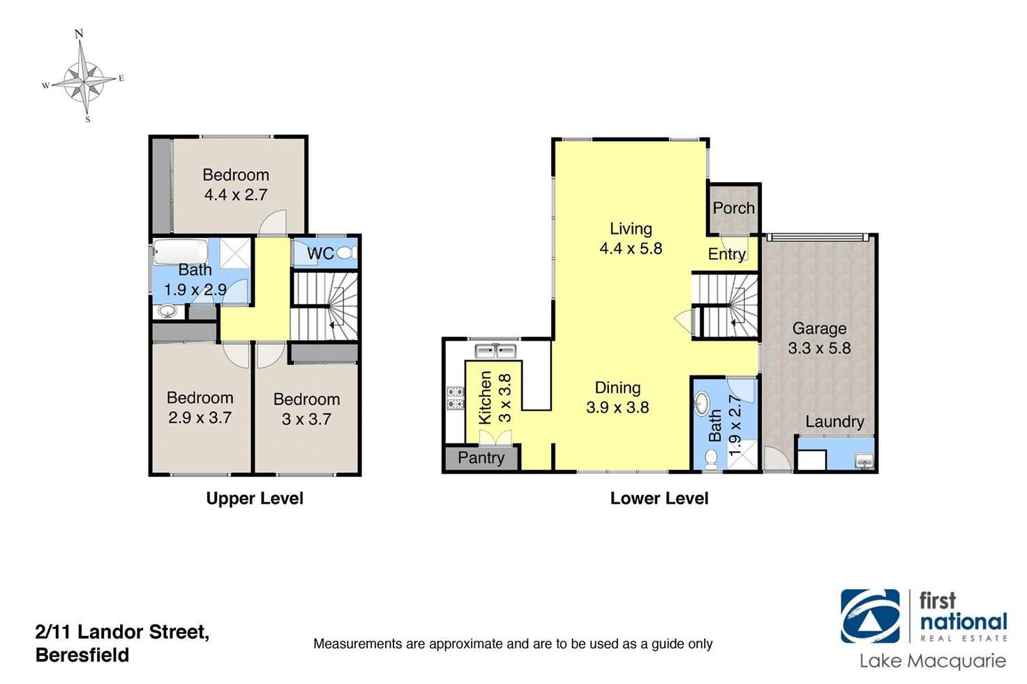 Floorplan of Homely house listing, 2/11 Landor Street, Beresfield NSW 2322