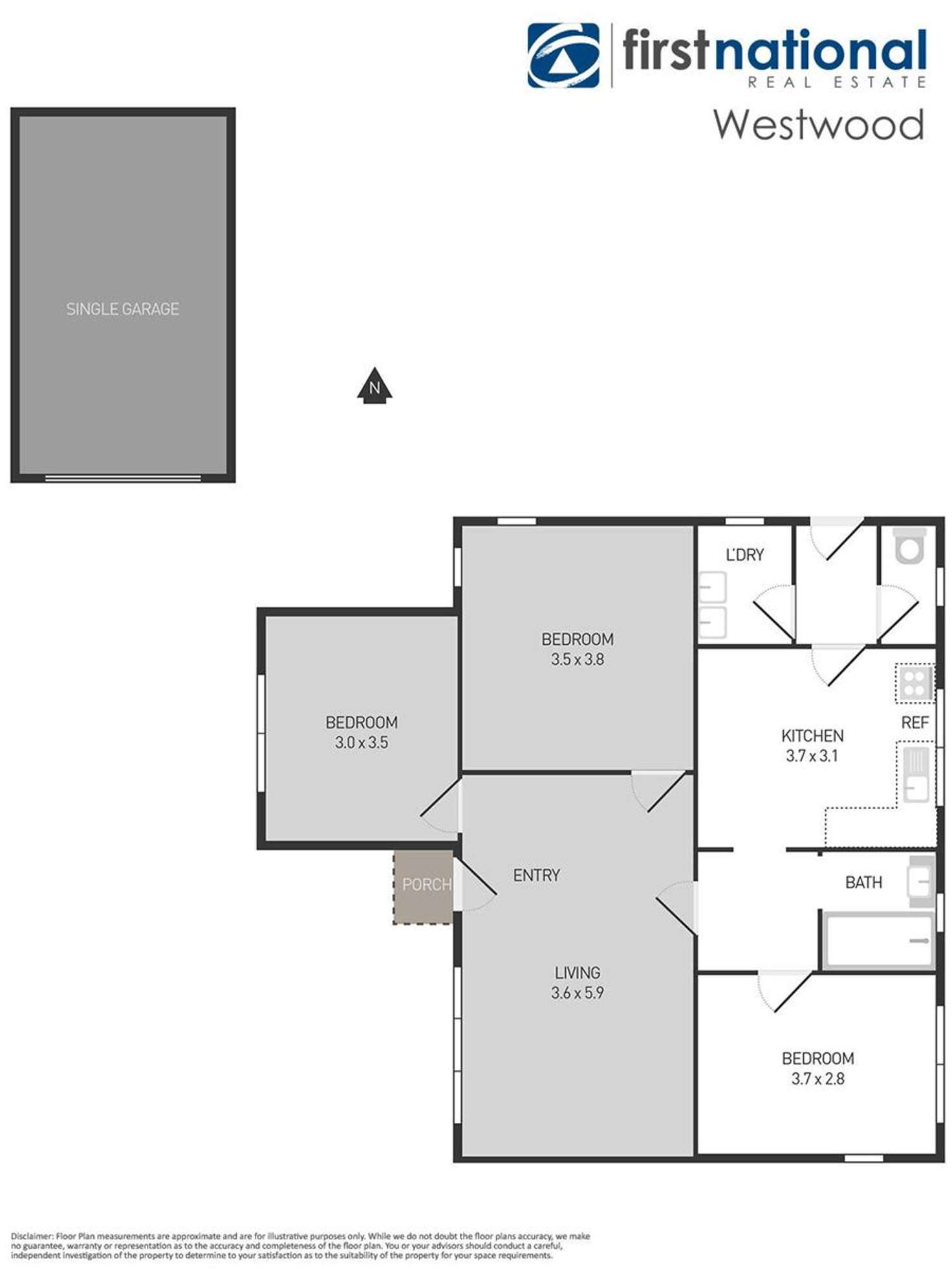 Floorplan of Homely house listing, 48 Maher Road, Laverton VIC 3028