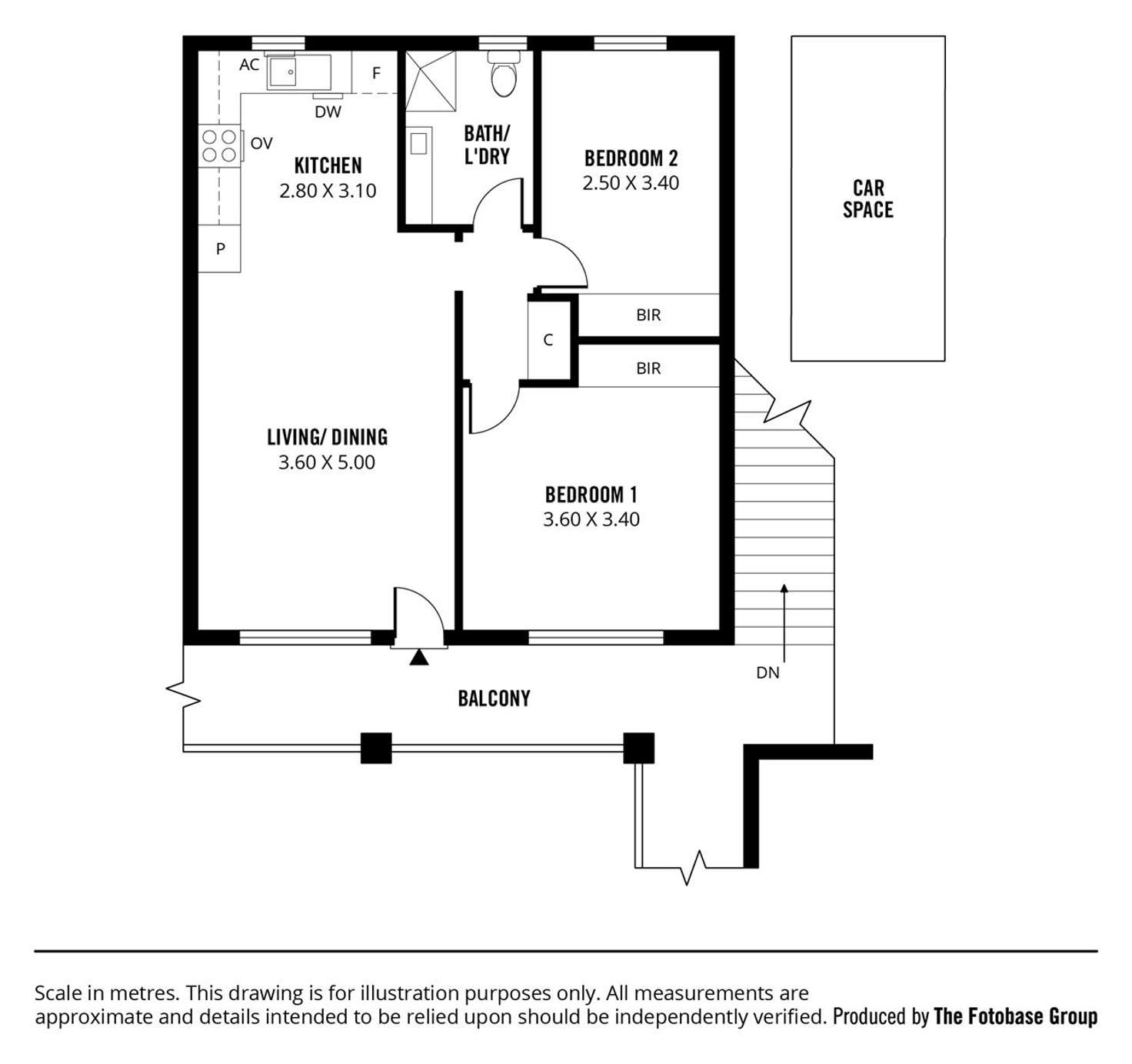 Floorplan of Homely unit listing, 8/49 L'Estrange Street, Glenside SA 5065