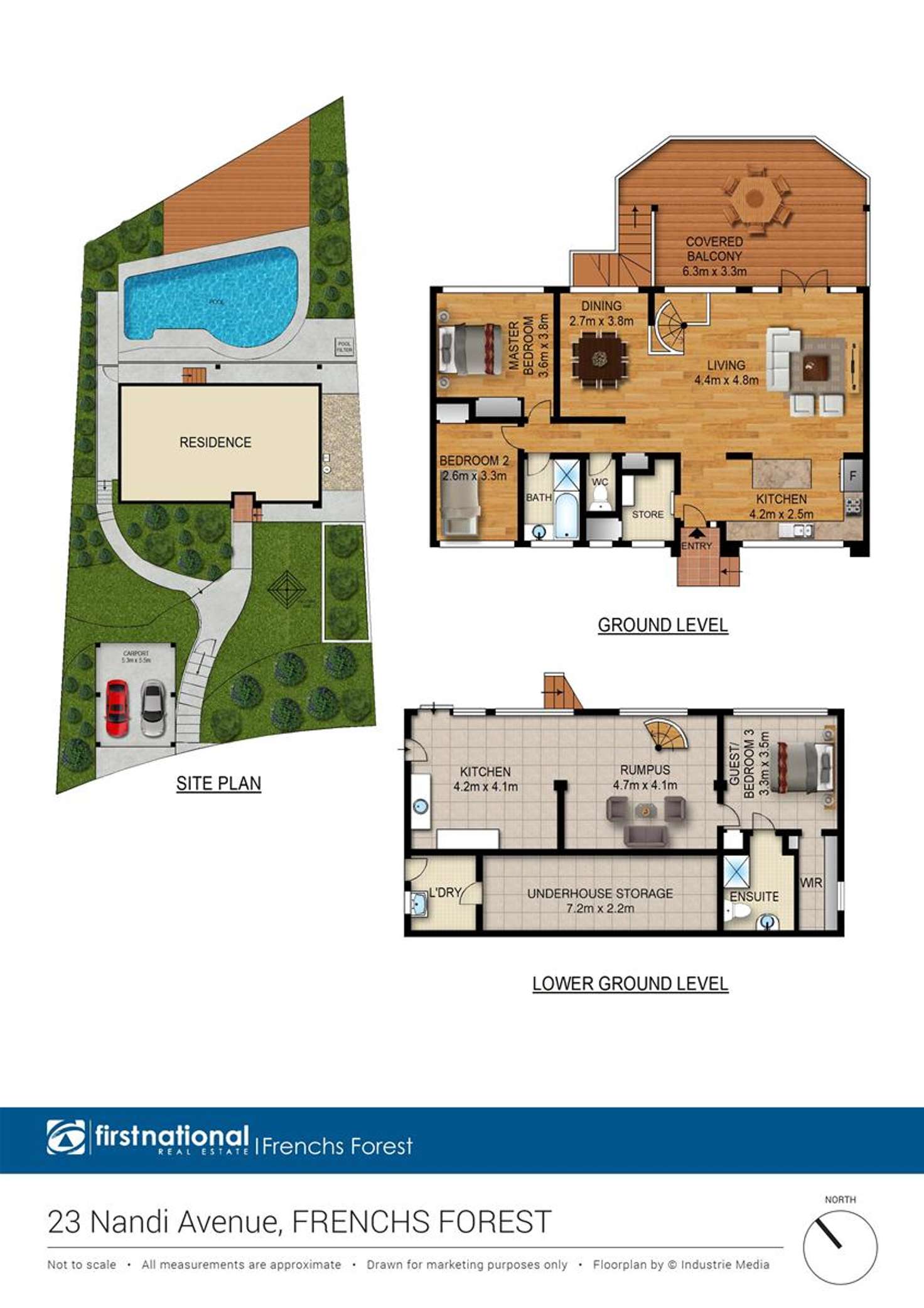 Floorplan of Homely house listing, 23 Nandi Avenue, Frenchs Forest NSW 2086