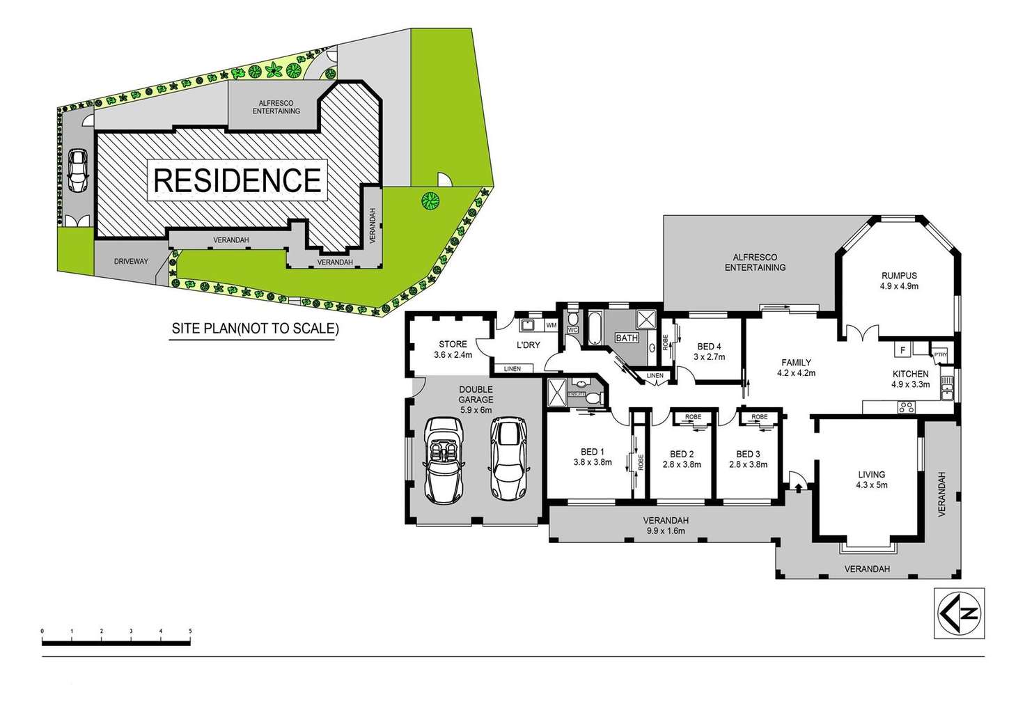 Floorplan of Homely house listing, 27 Turquoise Street, Quakers Hill NSW 2763