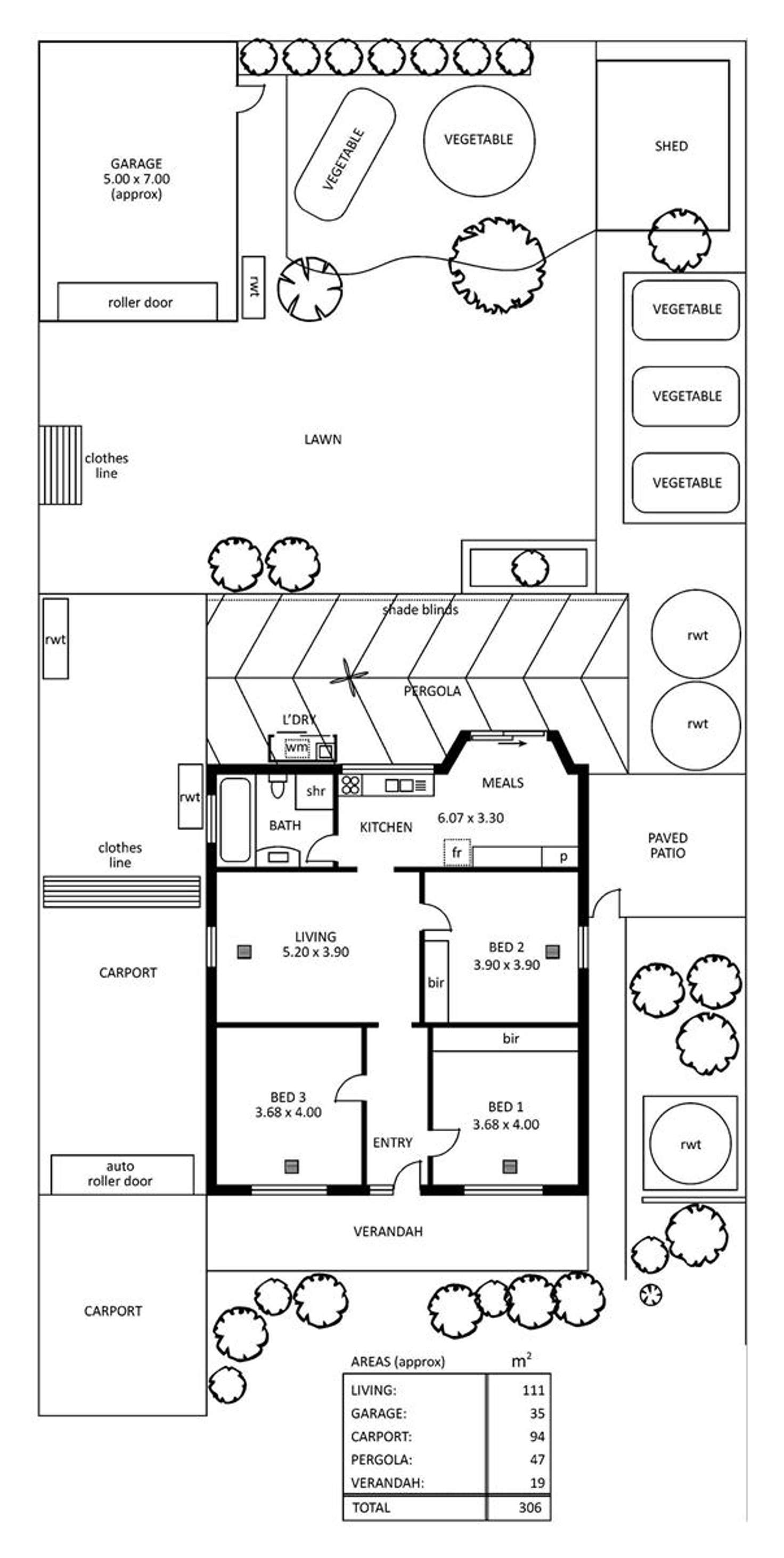 Floorplan of Homely house listing, 21 Robert Avenue, Broadview SA 5083