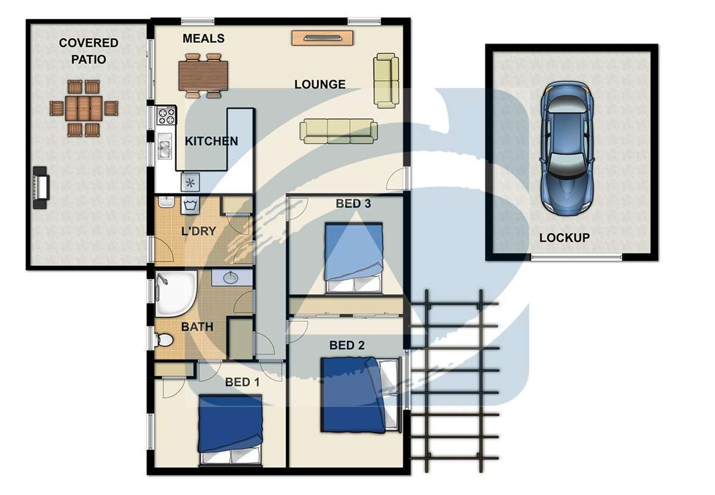 Floorplan of Homely house listing, 22 Beacon Drive, Cornubia QLD 4130