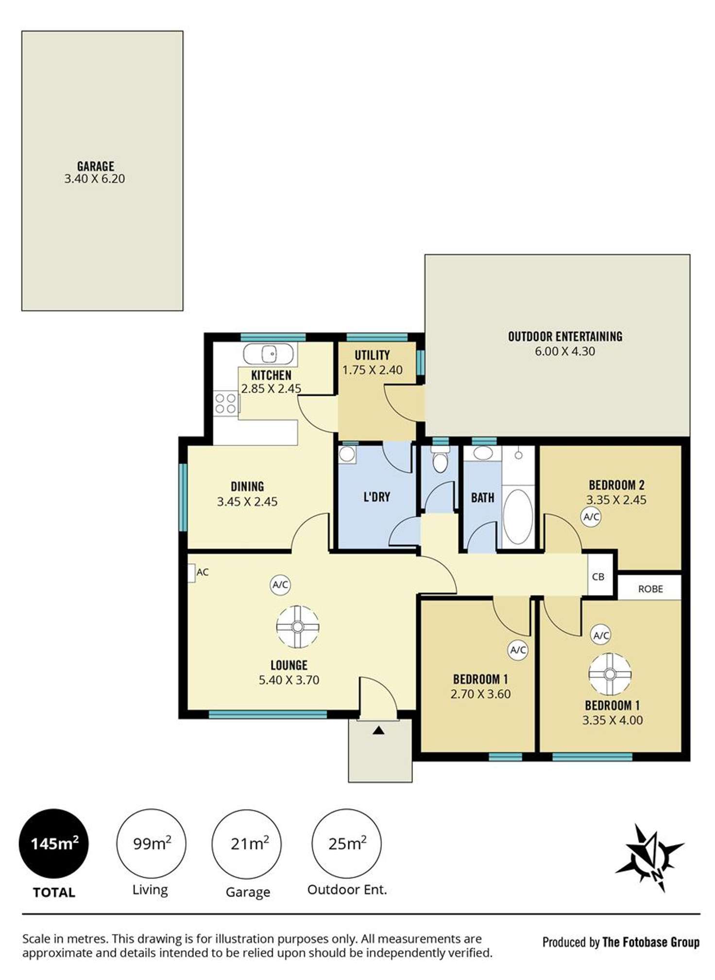 Floorplan of Homely house listing, 72 Elizabeth Road, Christie Downs SA 5164