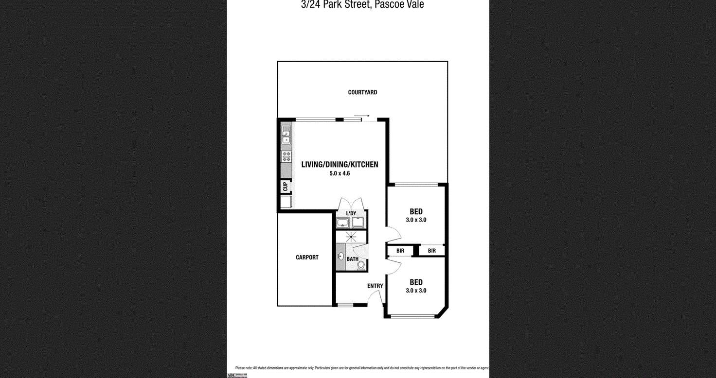 Floorplan of Homely unit listing, 3/24 Park Street, Pascoe Vale VIC 3044