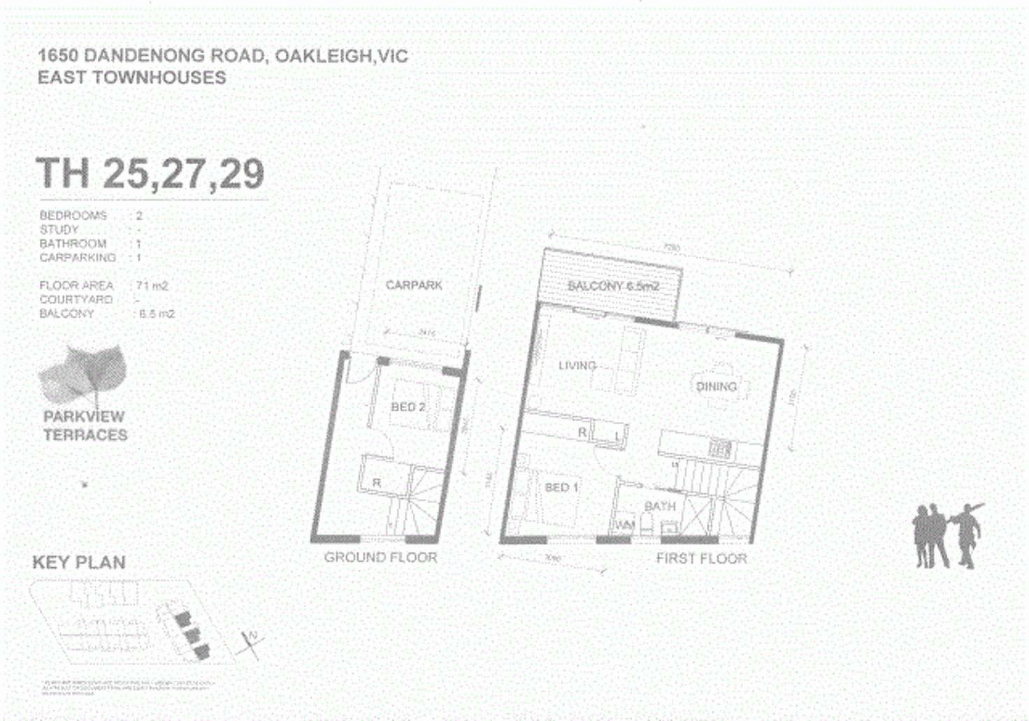 Floorplan of Homely townhouse listing, 29/1650 Dandenong Road, Oakleigh VIC 3166