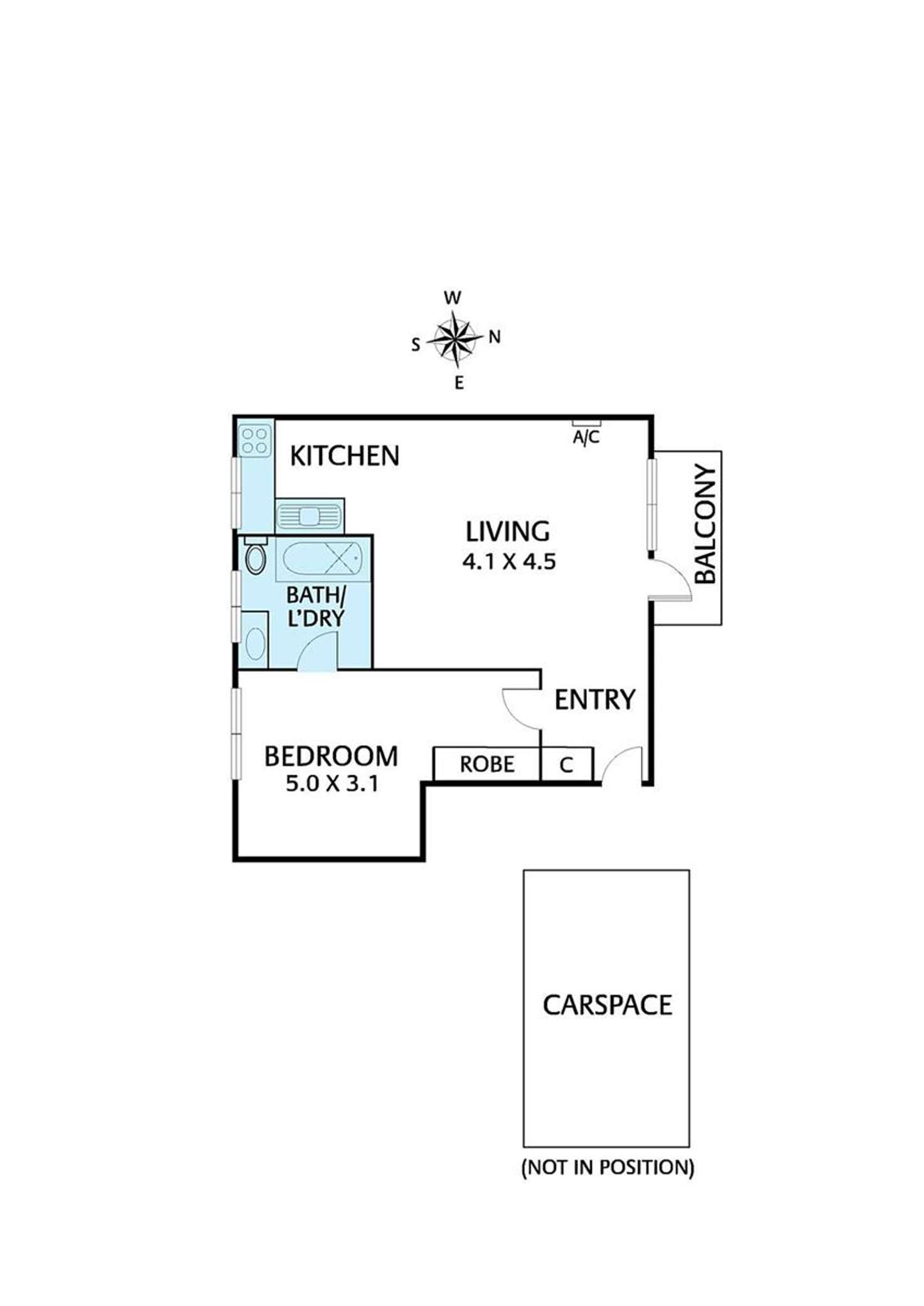 Floorplan of Homely apartment listing, 12/20 Park Avenue, Richmond VIC 3121