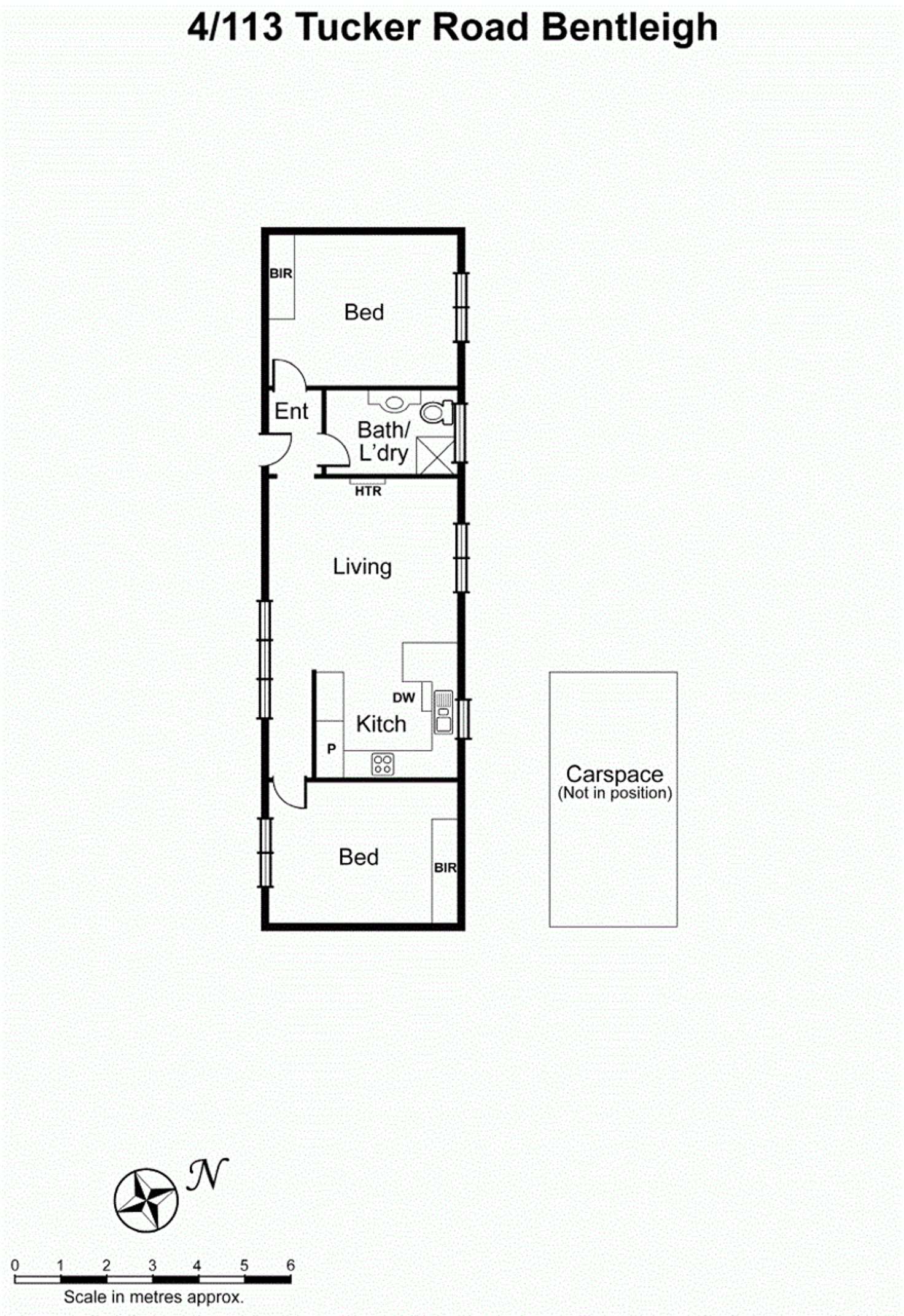 Floorplan of Homely apartment listing, 4/113 Tucker Road, Bentleigh VIC 3204