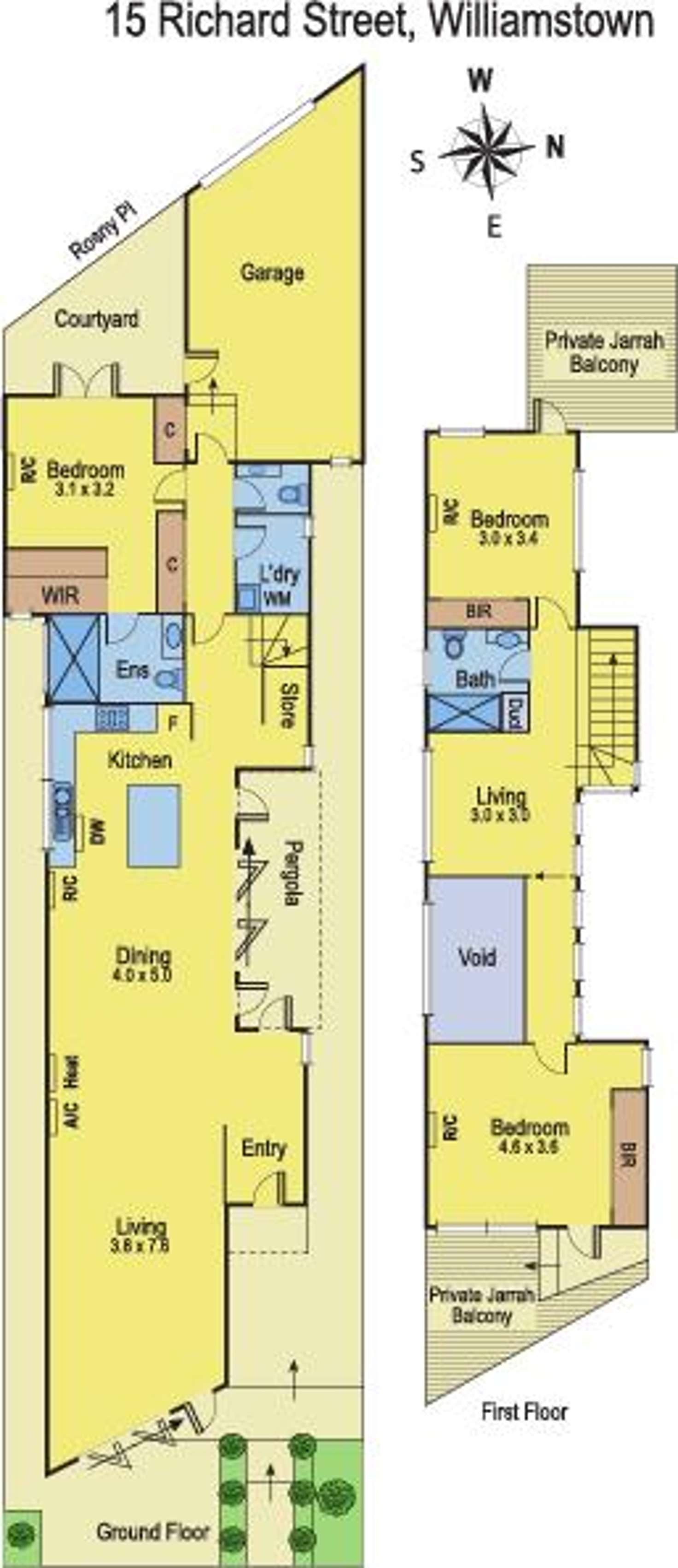 Floorplan of Homely house listing, 15 Richard Street, Williamstown VIC 3016