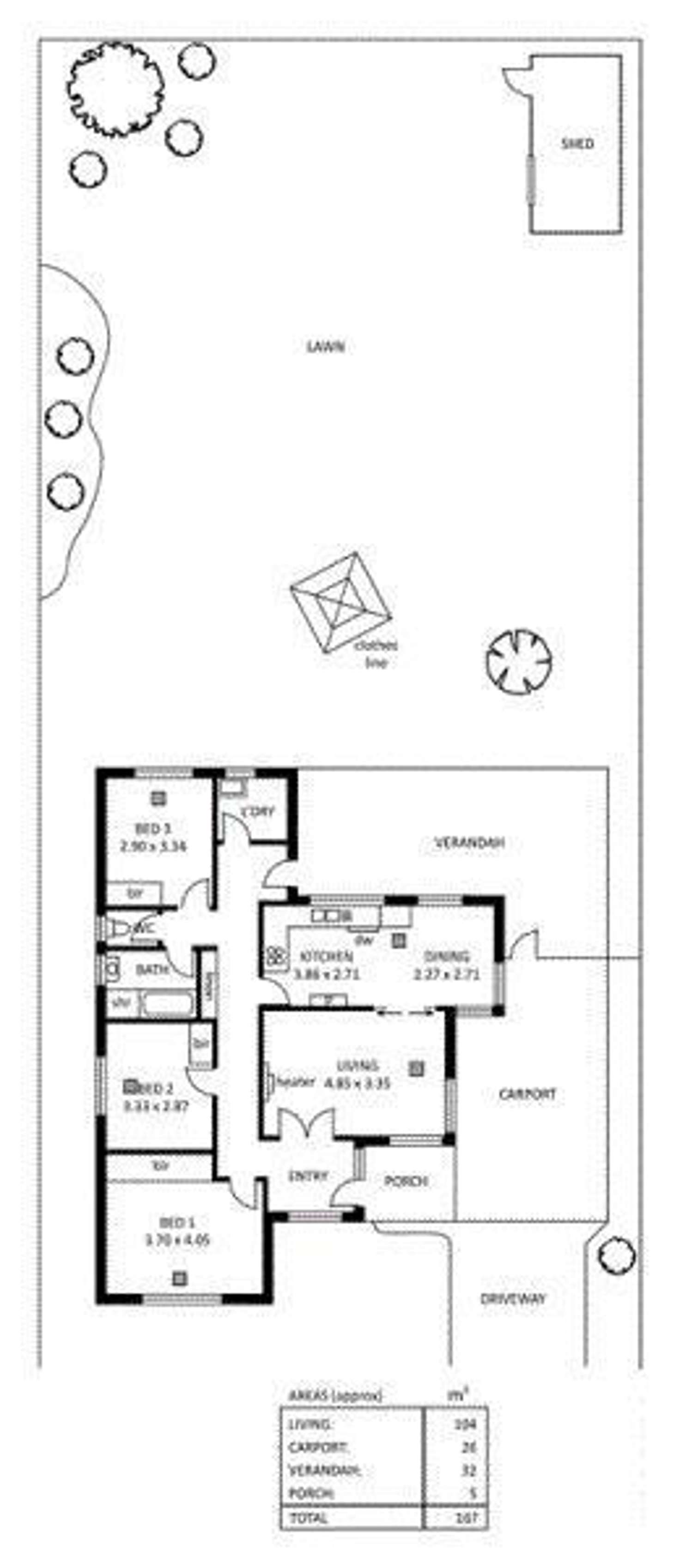 Floorplan of Homely house listing, 1A Windsor Road, Glenside SA 5065