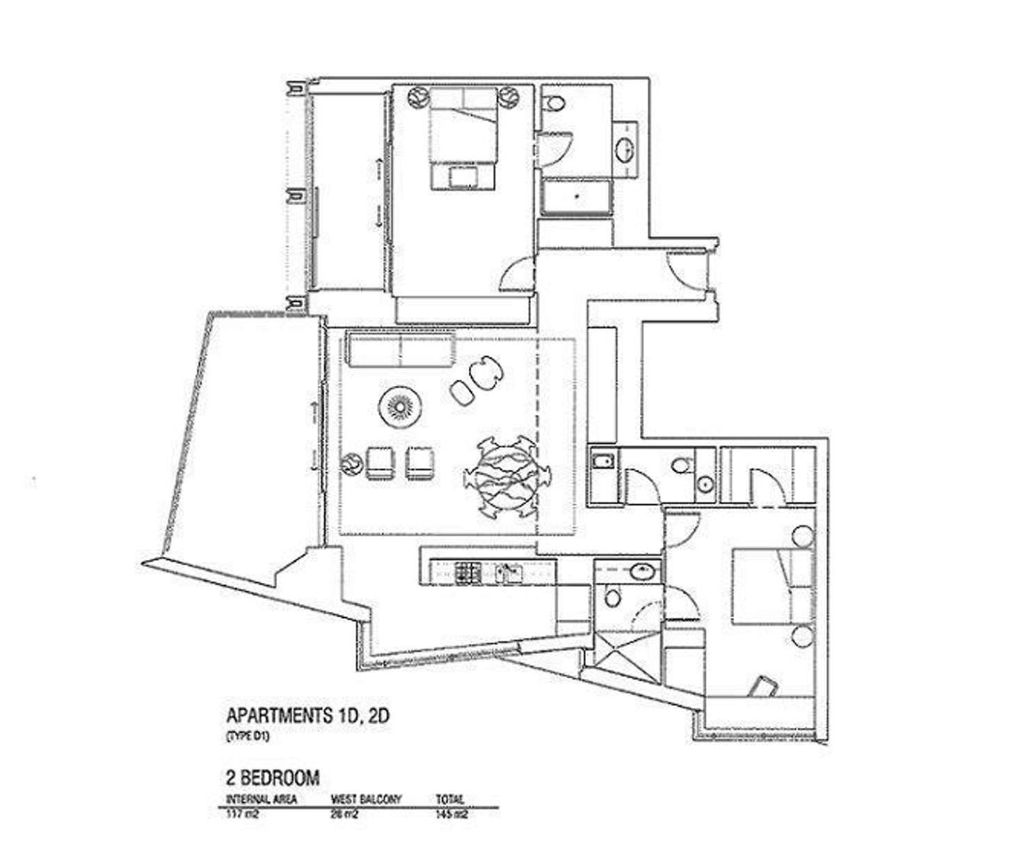 Floorplan of Homely apartment listing, 161 Kent Street, Sydney NSW 2000