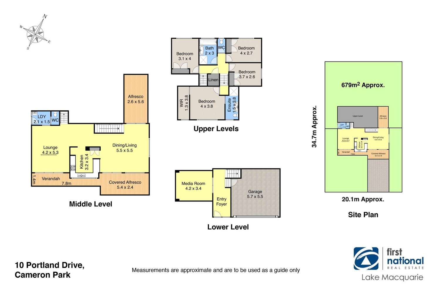 Floorplan of Homely house listing, 10 Portland Drive, Cameron Park NSW 2285