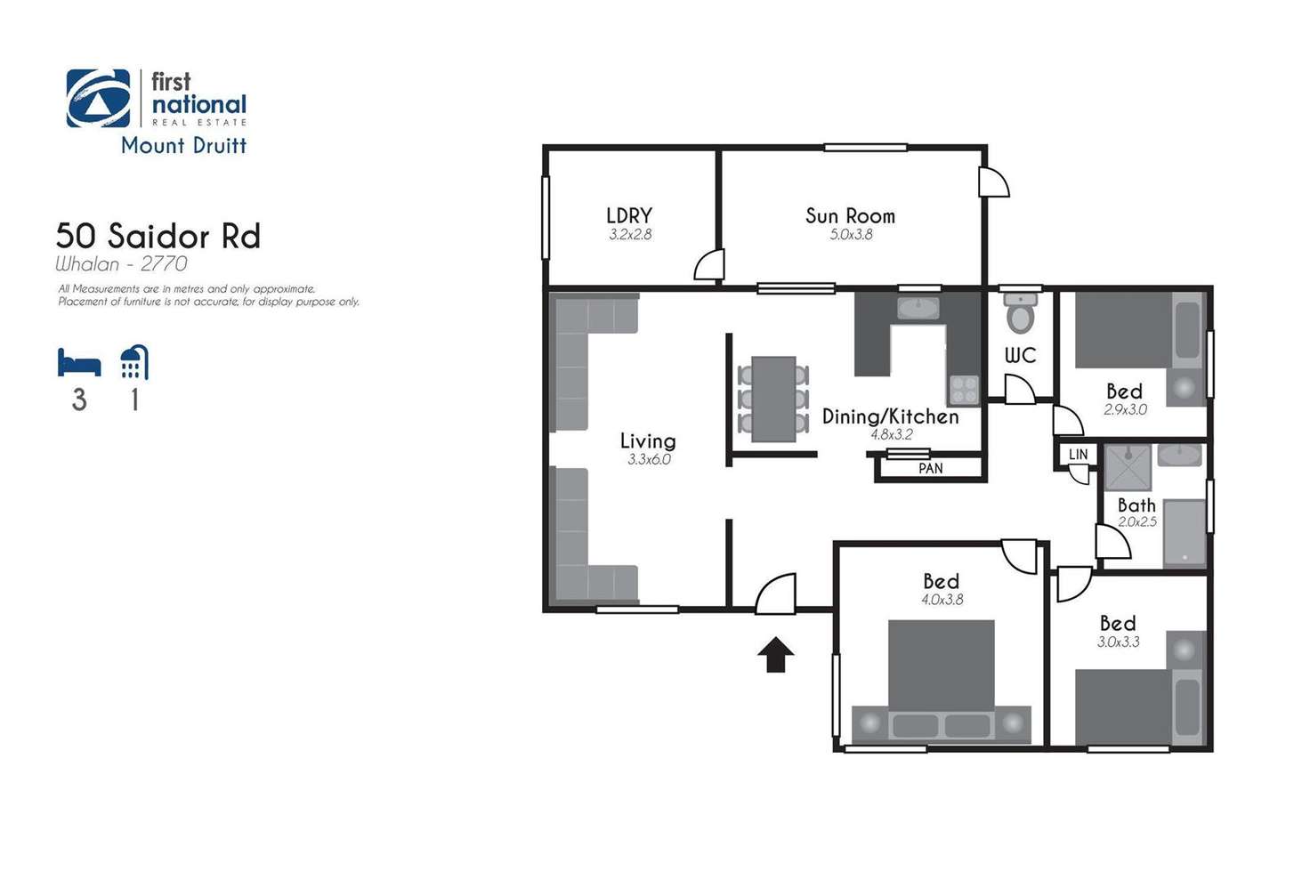 Floorplan of Homely house listing, 50 Saidor Road, Whalan NSW 2770