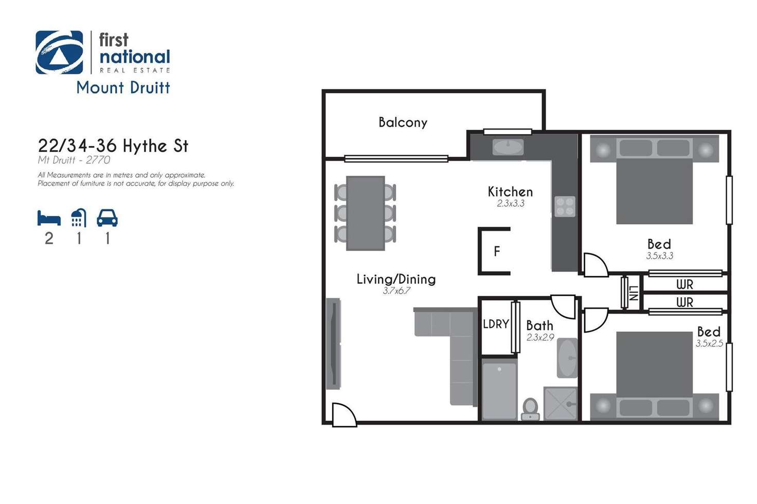 Floorplan of Homely unit listing, 22/34-36 Hythe Street, Mount Druitt NSW 2770