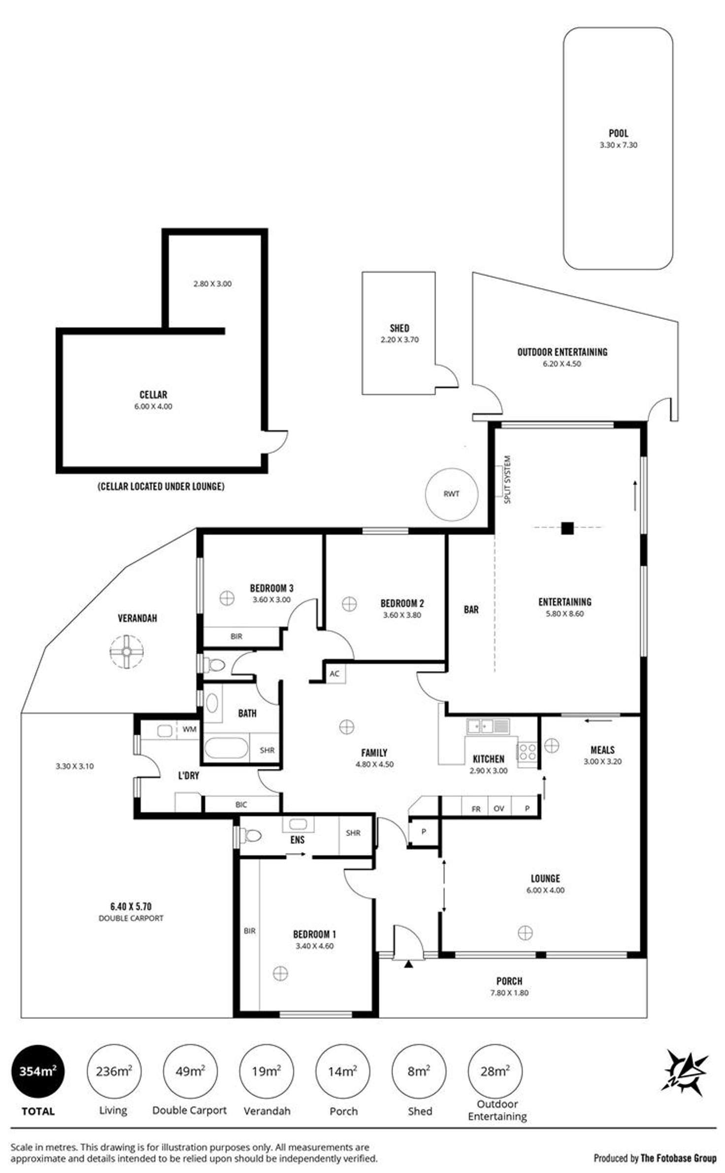 Floorplan of Homely house listing, 101 Wynn Vale Drive, Gulfview Heights SA 5096