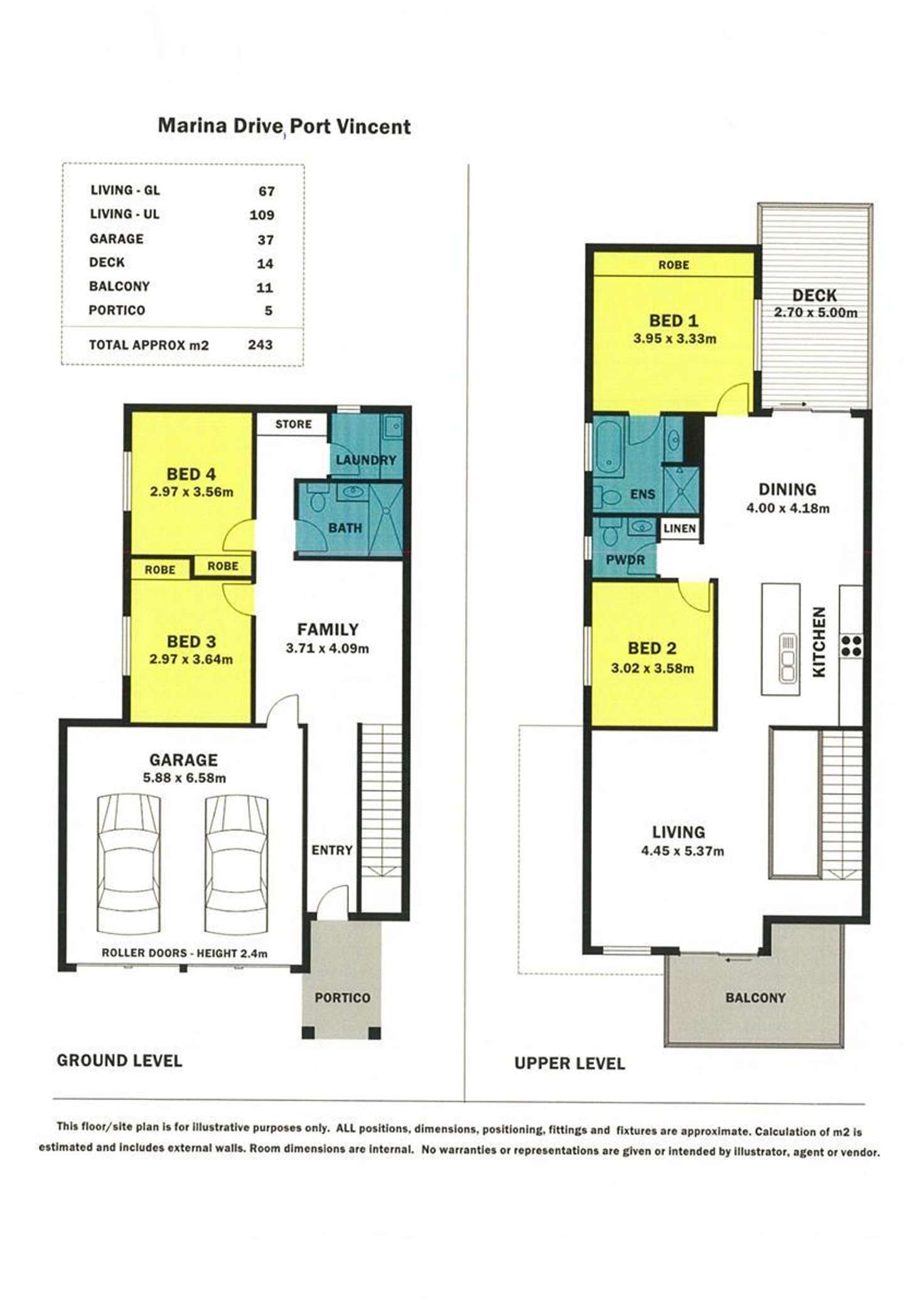 Floorplan of Homely townhouse listing, 5 Marina Drive, Port Vincent SA 5581