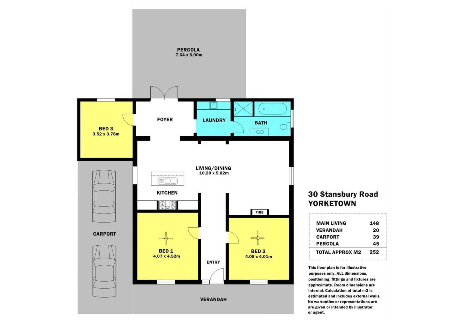 Floorplan of Homely house listing, 30 Stansbury Road, Yorketown SA 5576