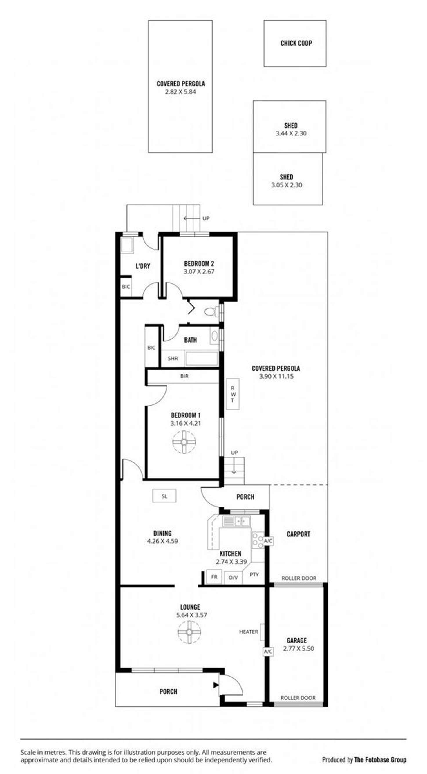 Floorplan of Homely unit listing, 2/13 Riesling Street, Morphett Vale SA 5162