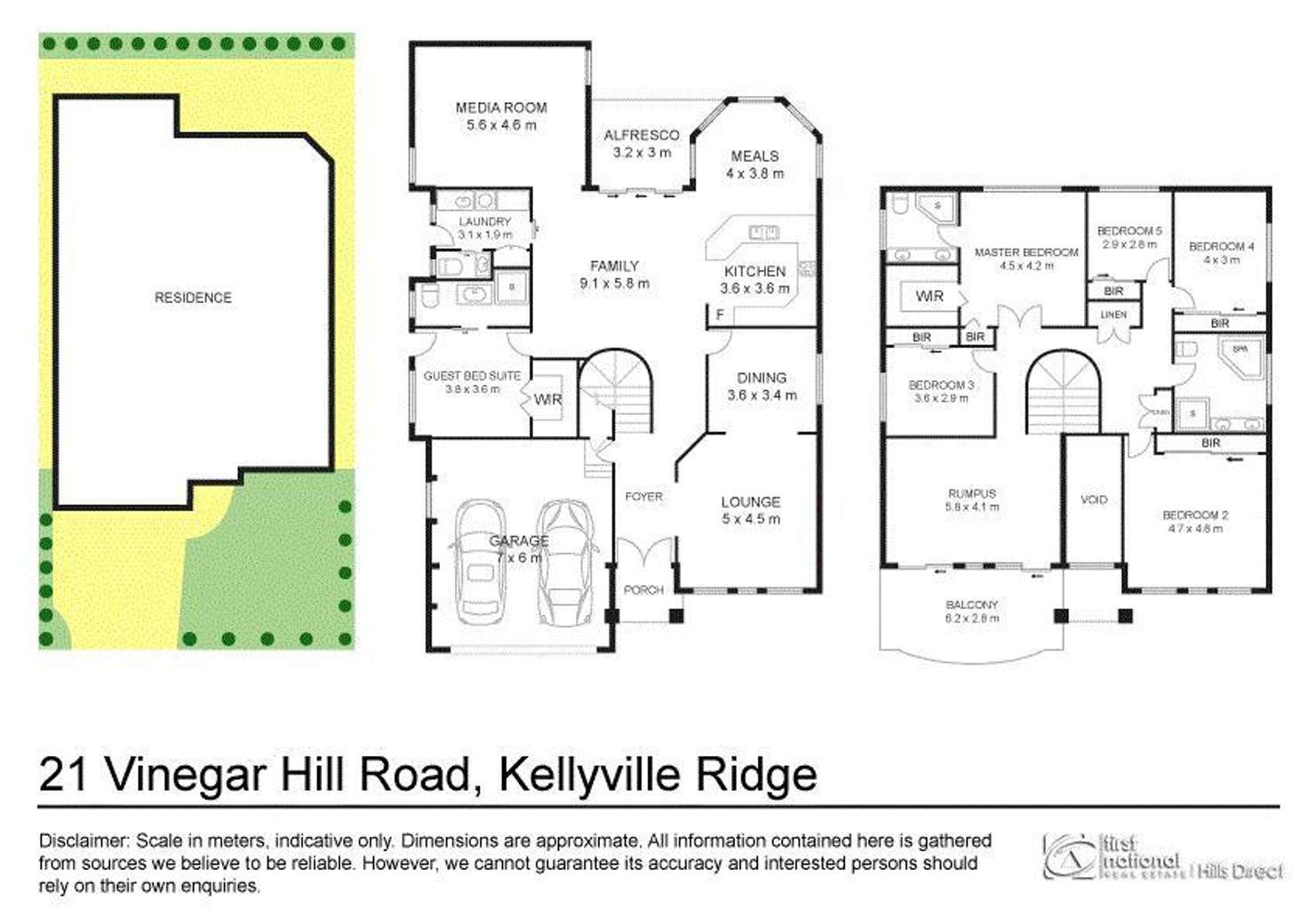 Floorplan of Homely house listing, 21 Vinegar Hill Road, Kellyville Ridge NSW 2155