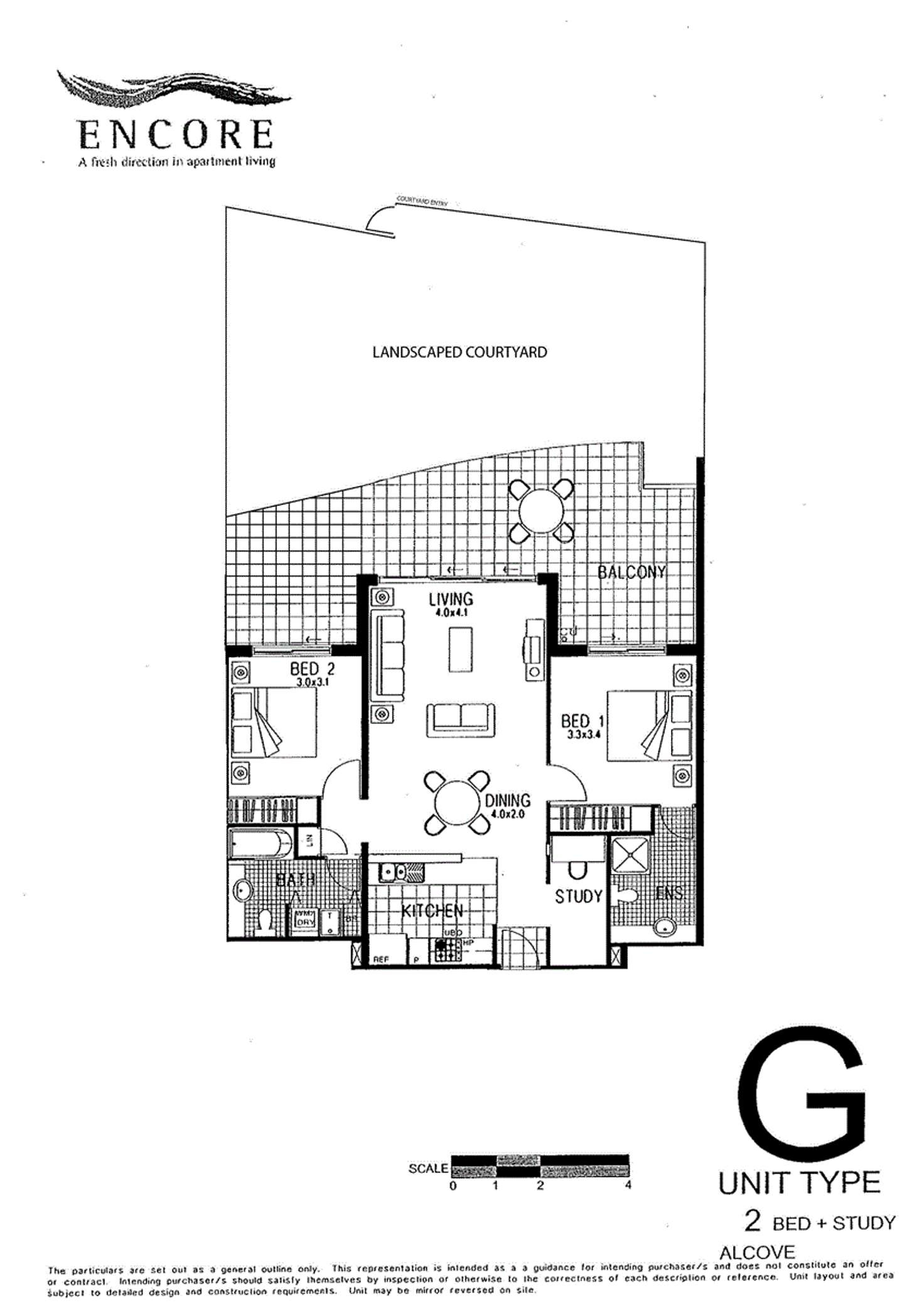 Floorplan of Homely apartment listing, 35/2 Campbell Street, Toowong QLD 4066