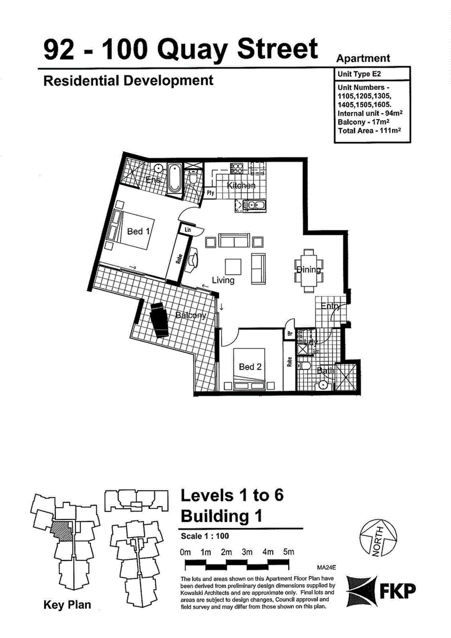 Floorplan of Homely apartment listing, 1105/100 Quay Street, Brisbane City QLD 4000