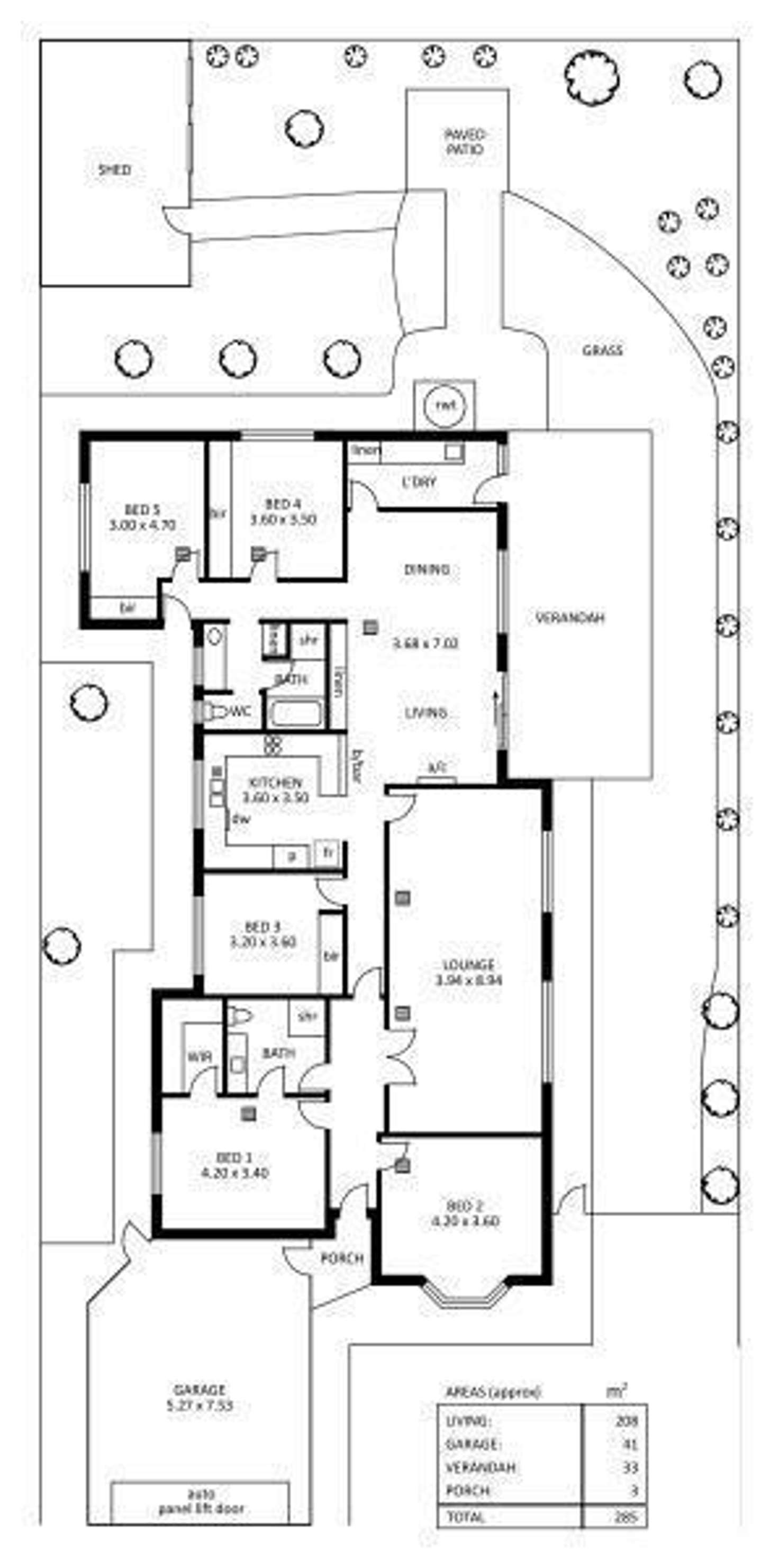 Floorplan of Homely house listing, 61 The Crescent, Blair Athol SA 5084