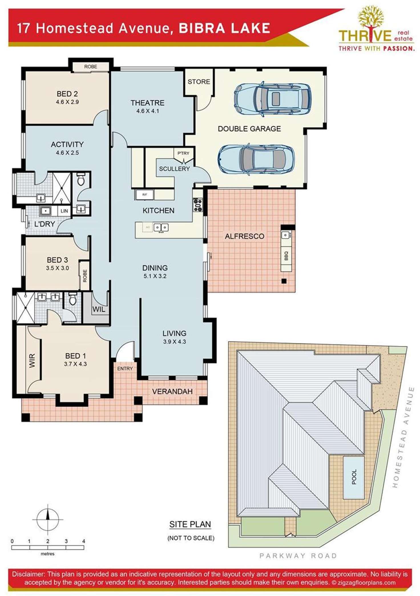 Floorplan of Homely house listing, 17 Homestead Avenue, Bibra Lake WA 6163