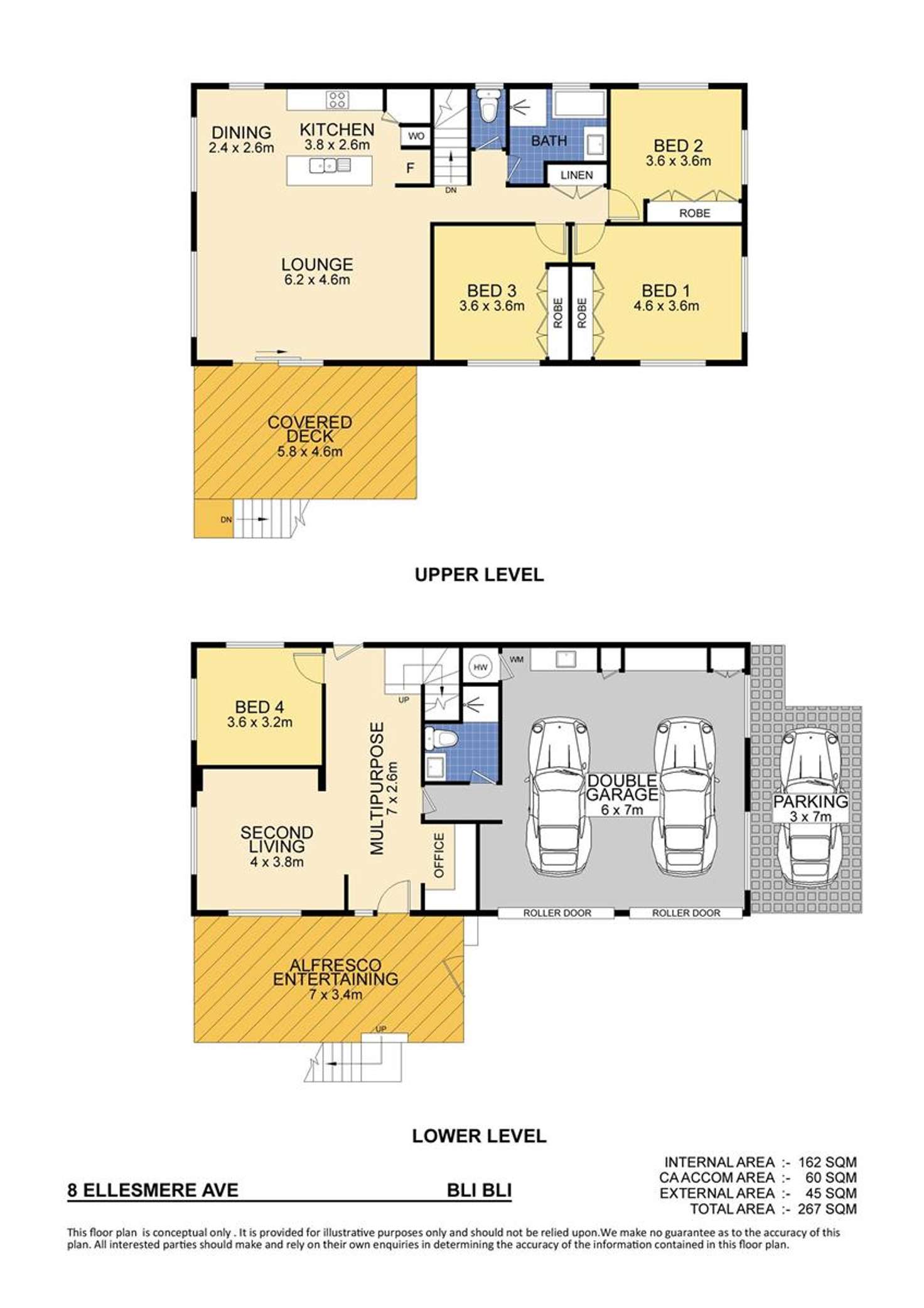 Floorplan of Homely house listing, 8 Ellesmere Avenue, Bli Bli QLD 4560