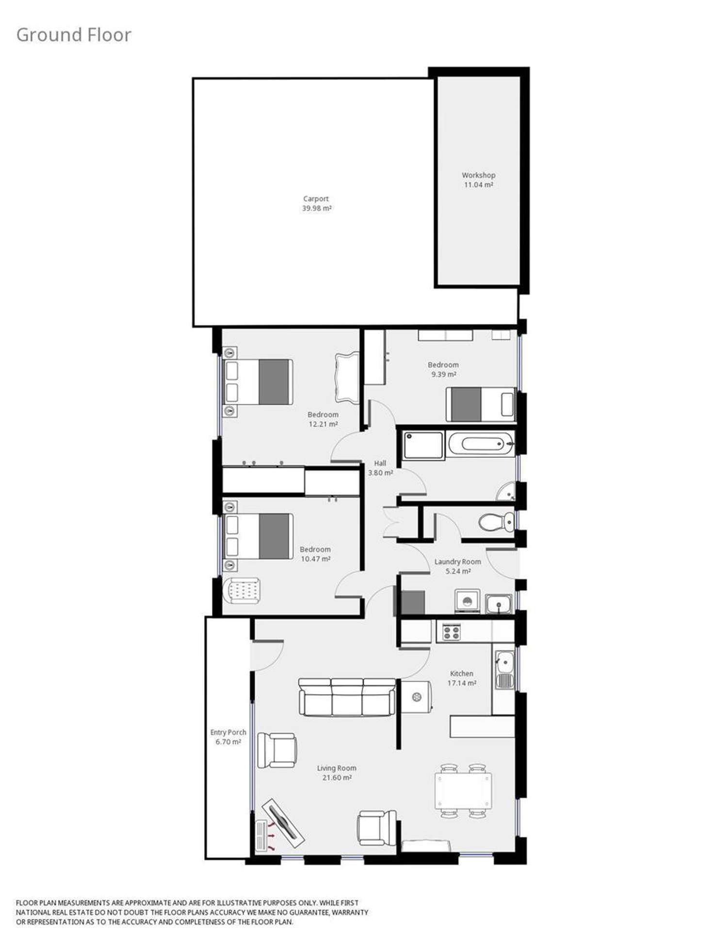 Floorplan of Homely house listing, 8A John Street, Beechworth VIC 3747