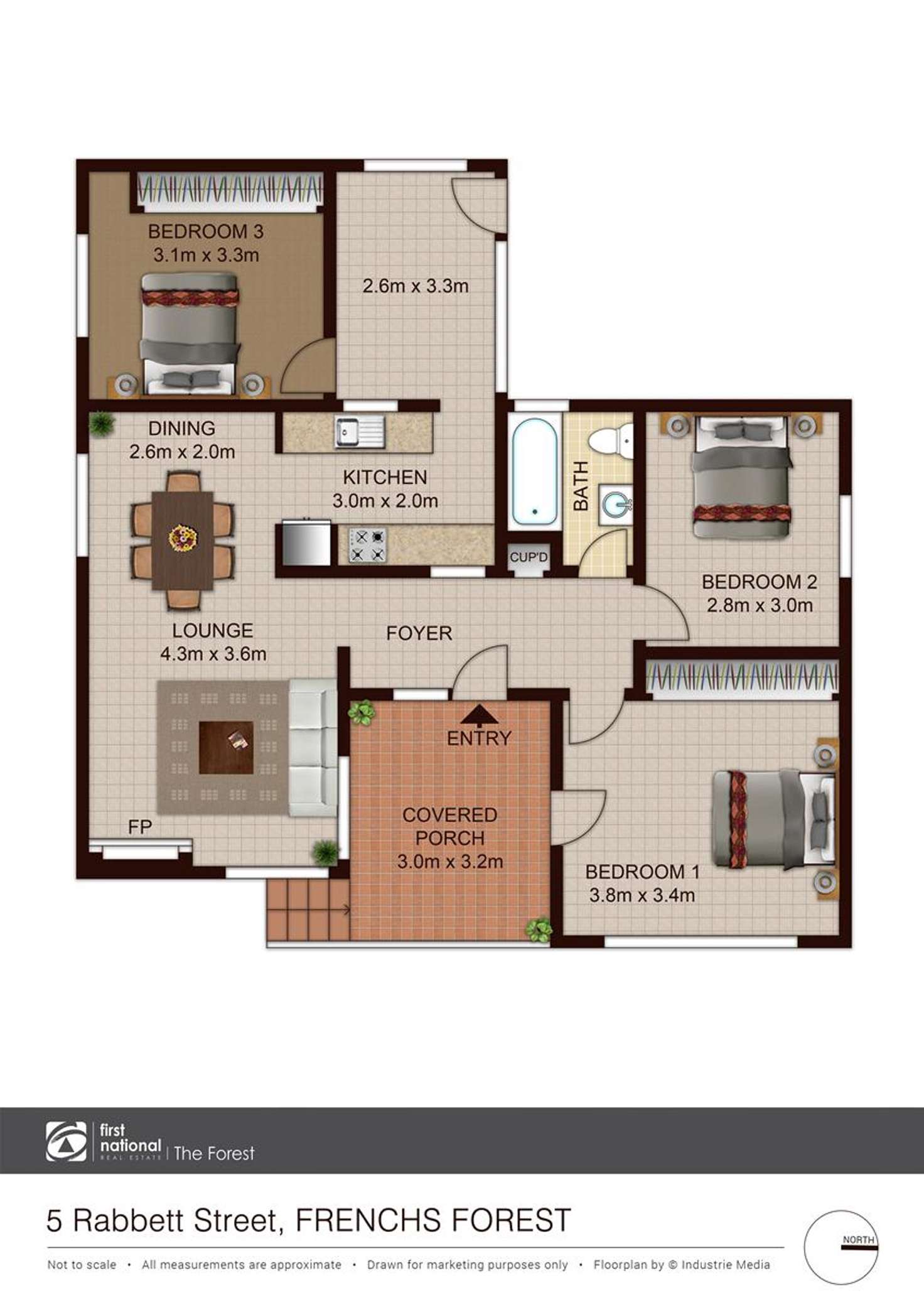 Floorplan of Homely house listing, 5 Rabbett Street, Frenchs Forest NSW 2086
