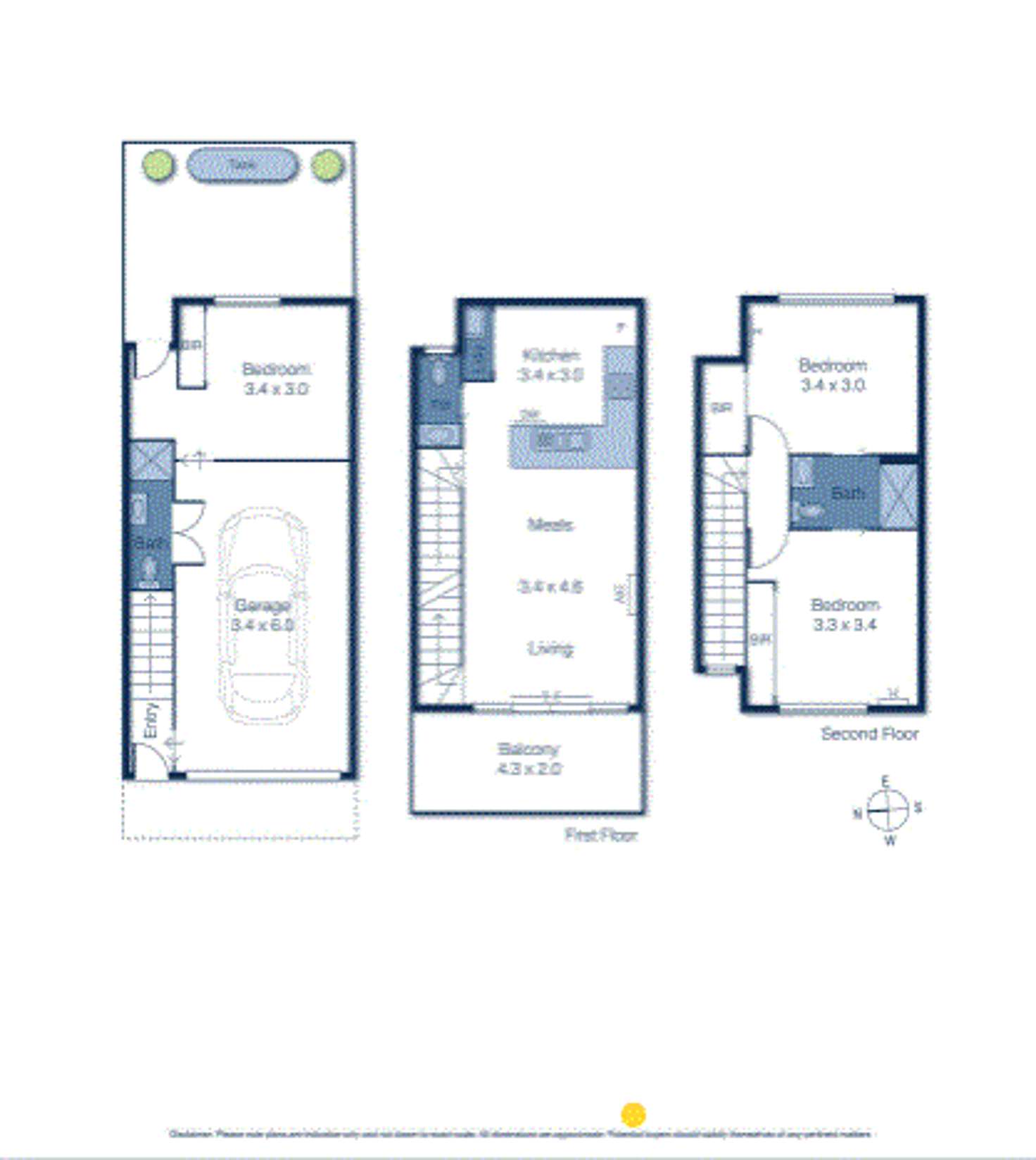 Floorplan of Homely townhouse listing, 15/142 Thames Street, Box Hill North VIC 3129