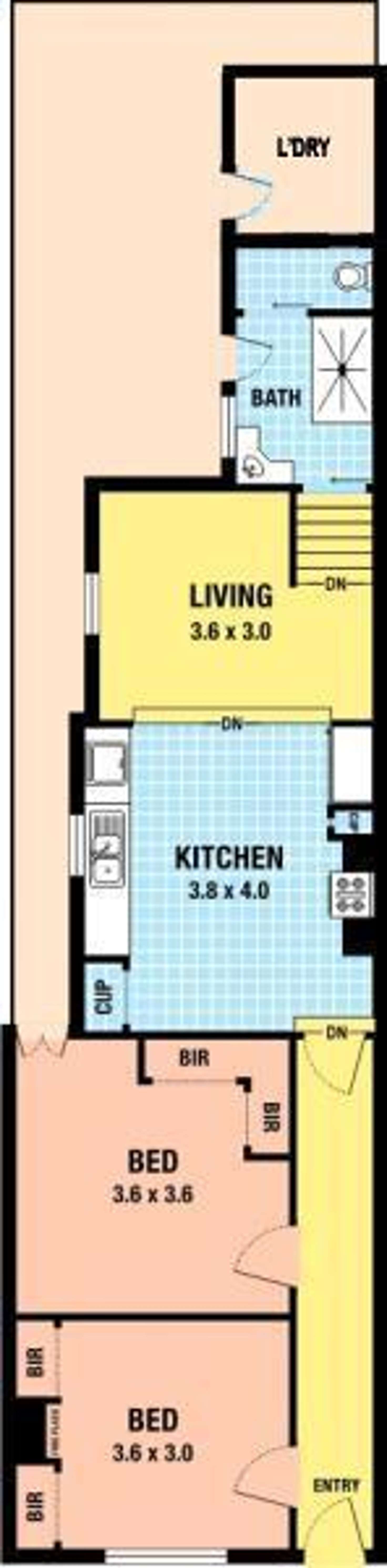 Floorplan of Homely house listing, 263 Moray Street, South Melbourne VIC 3205