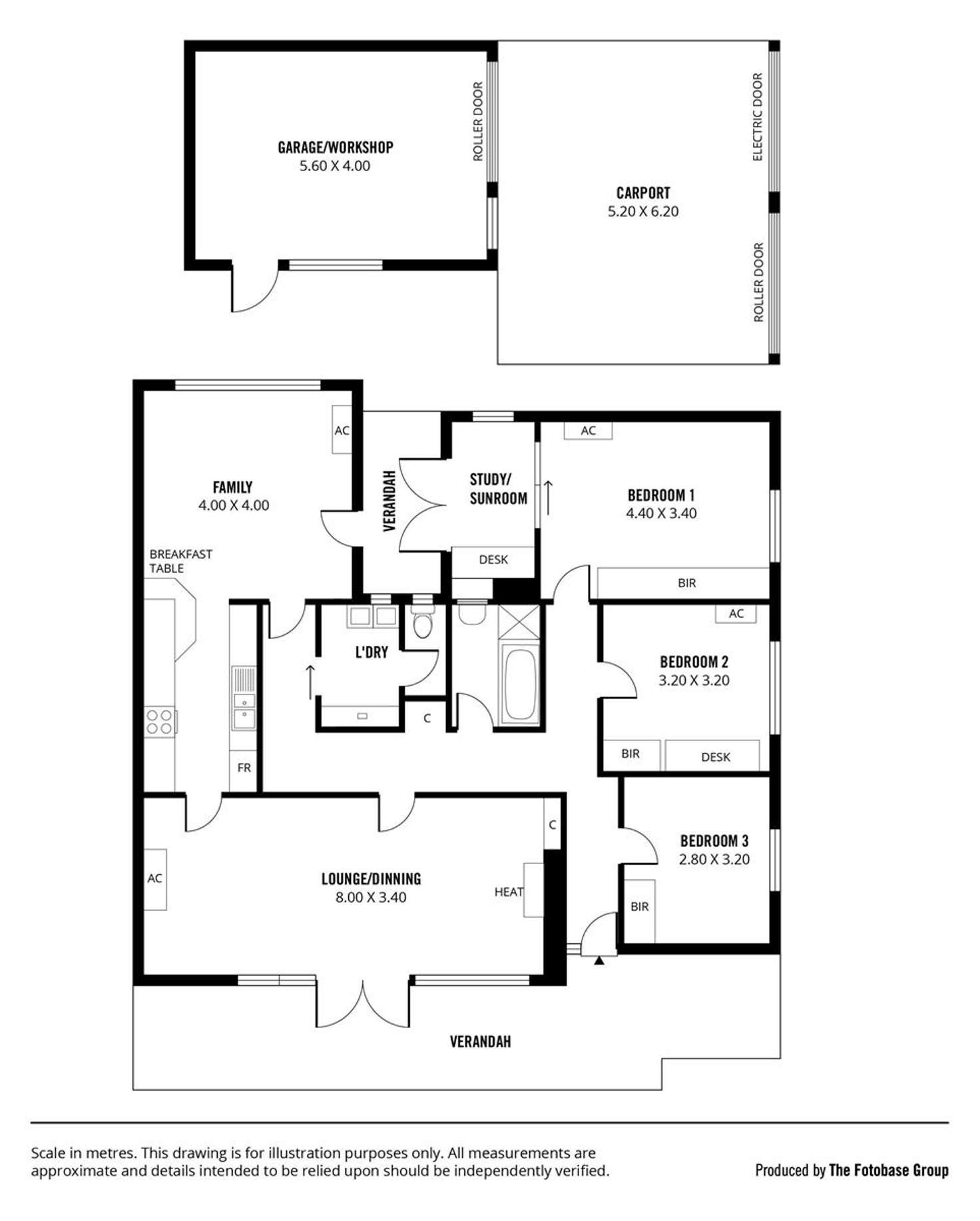 Floorplan of Homely house listing, 66 Edward Street (corner of Derwent Street), Cumberland Park SA 5041