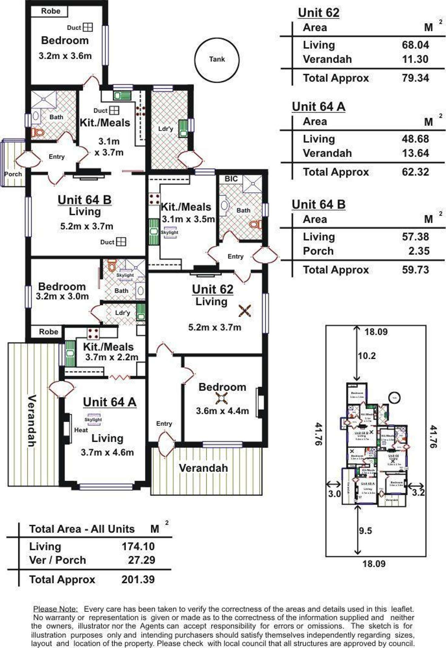 Floorplan of Homely house listing, 64A, 64B & 62/ West Parkway, Colonel Light Gardens SA 5041