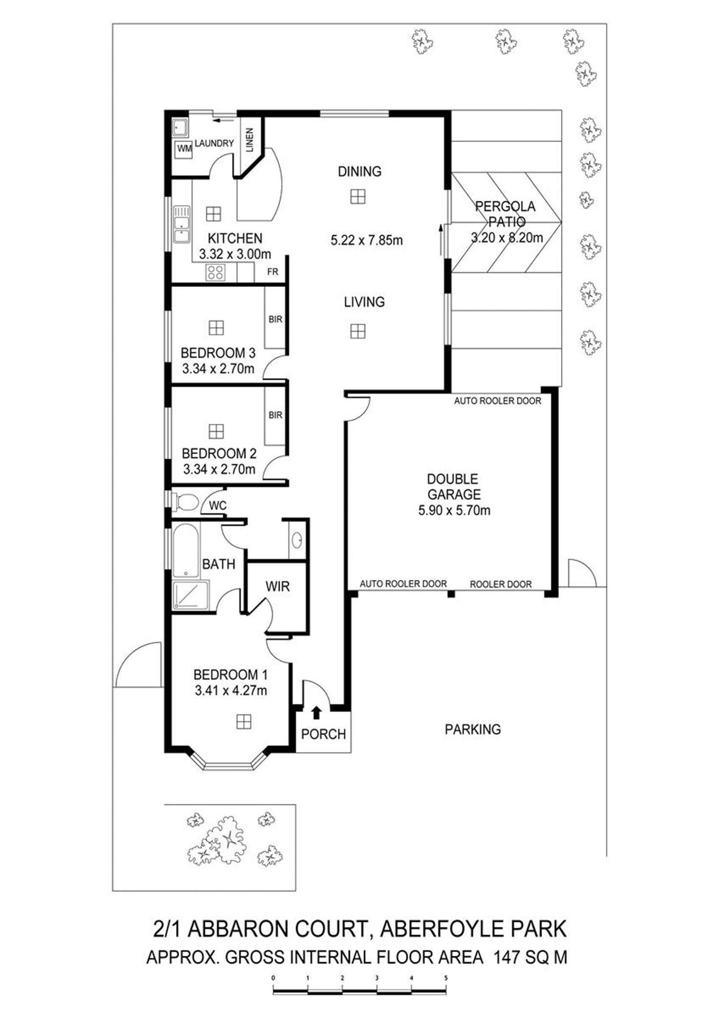 Floorplan of Homely house listing, 2/1 Abbaron Court, Aberfoyle Park SA 5159