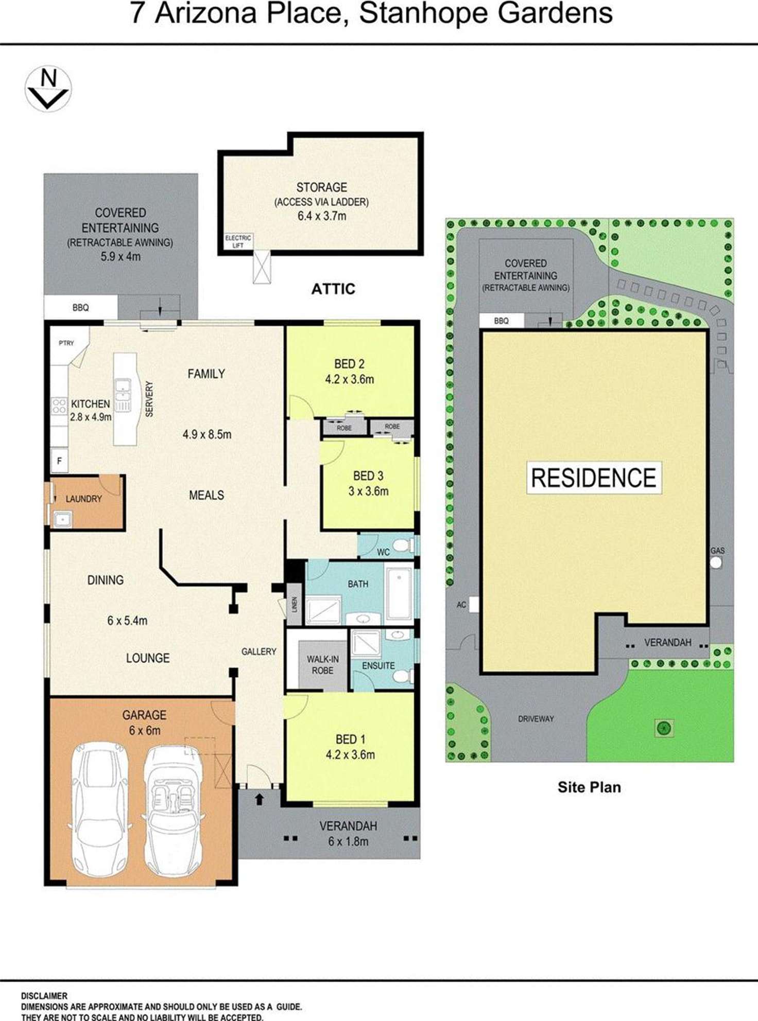 Floorplan of Homely house listing, 7 Arizona Place, Stanhope Gardens NSW 2768