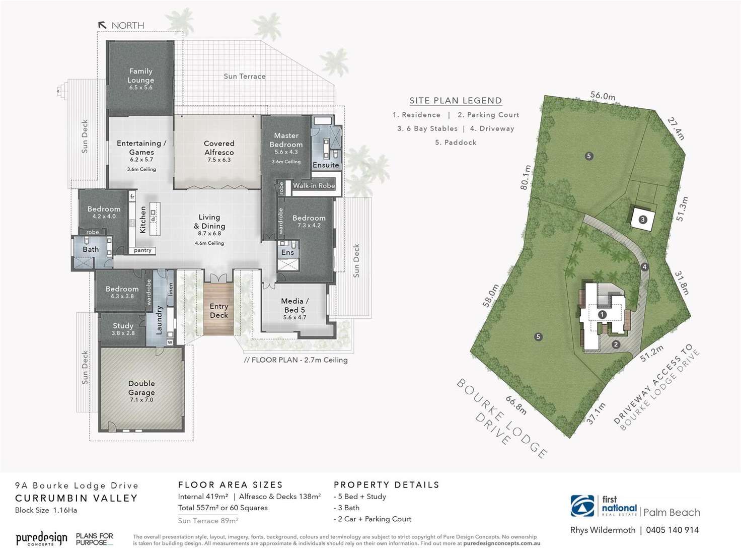 Floorplan of Homely house listing, 9A Bourke Lodge Drive, Currumbin Valley QLD 4223