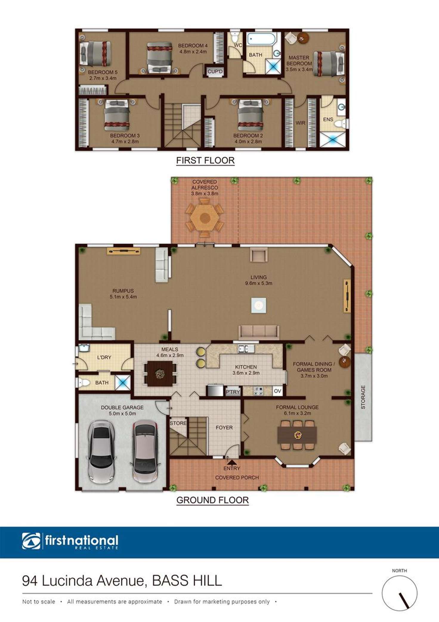 Floorplan of Homely house listing, 94 Lucinda Avenue, Bass Hill NSW 2197
