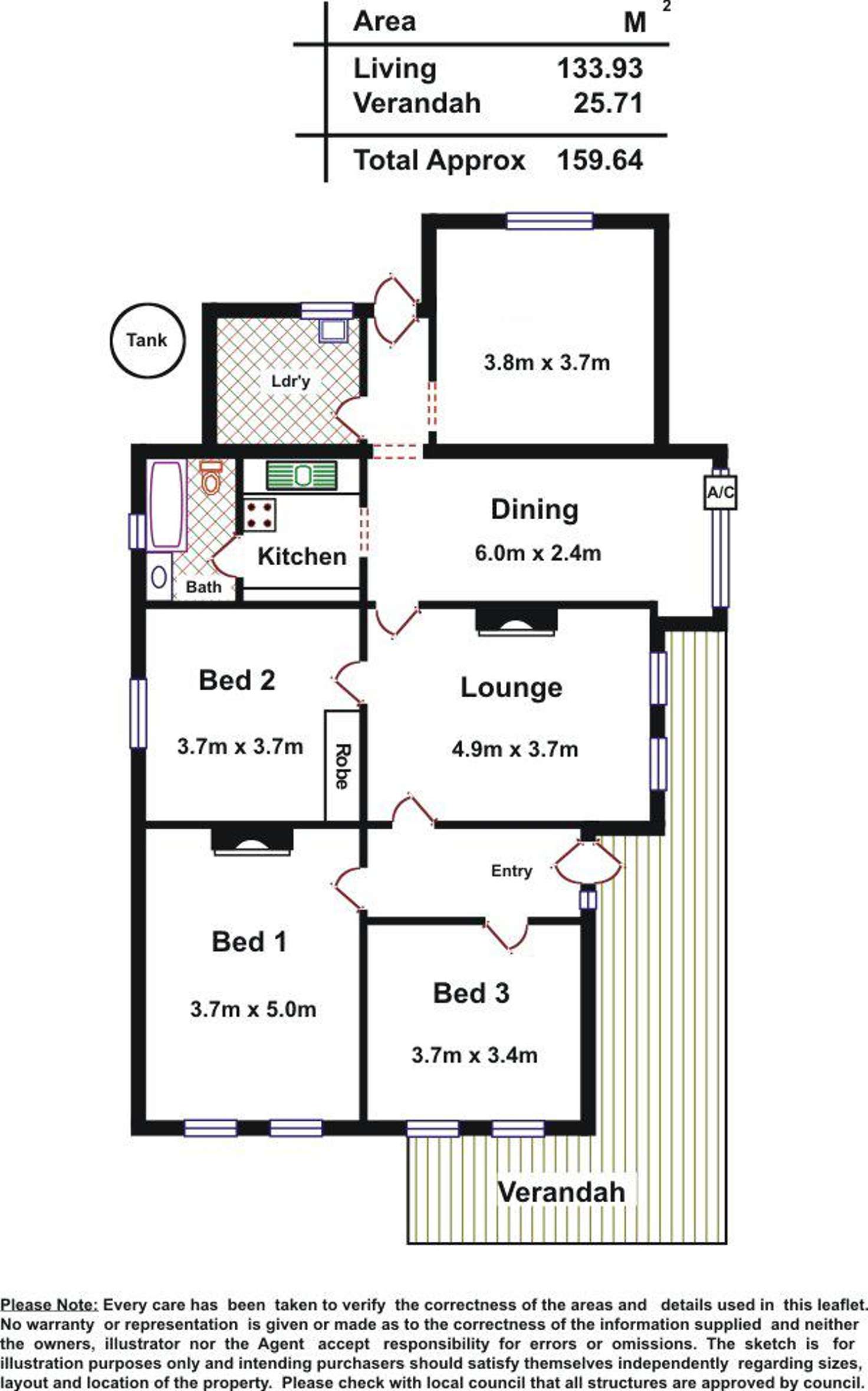 Floorplan of Homely house listing, 51 Corunna Avenue, Colonel Light Gardens SA 5041