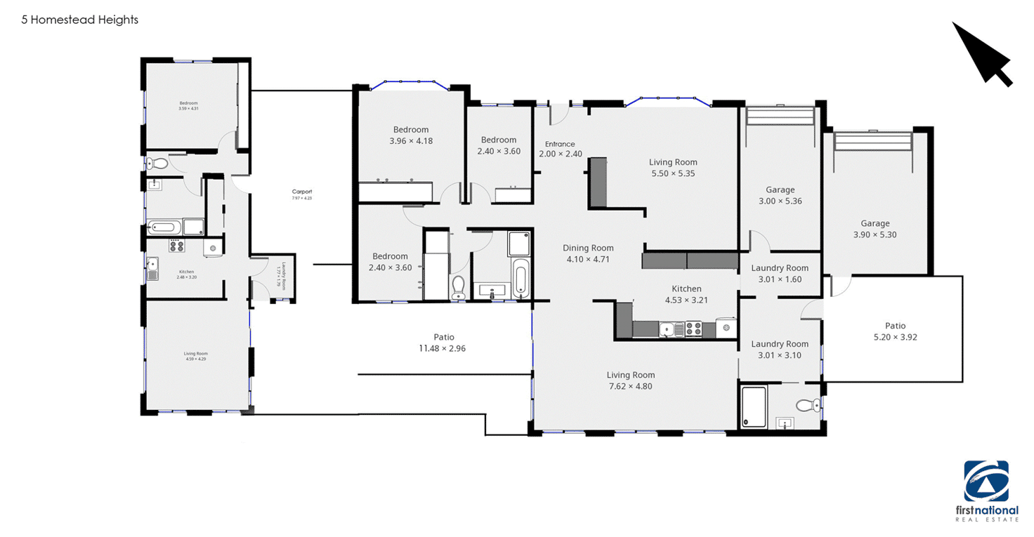 Floorplan of Homely house listing, 5 Homestead Heights, Hallidays Point NSW 2430