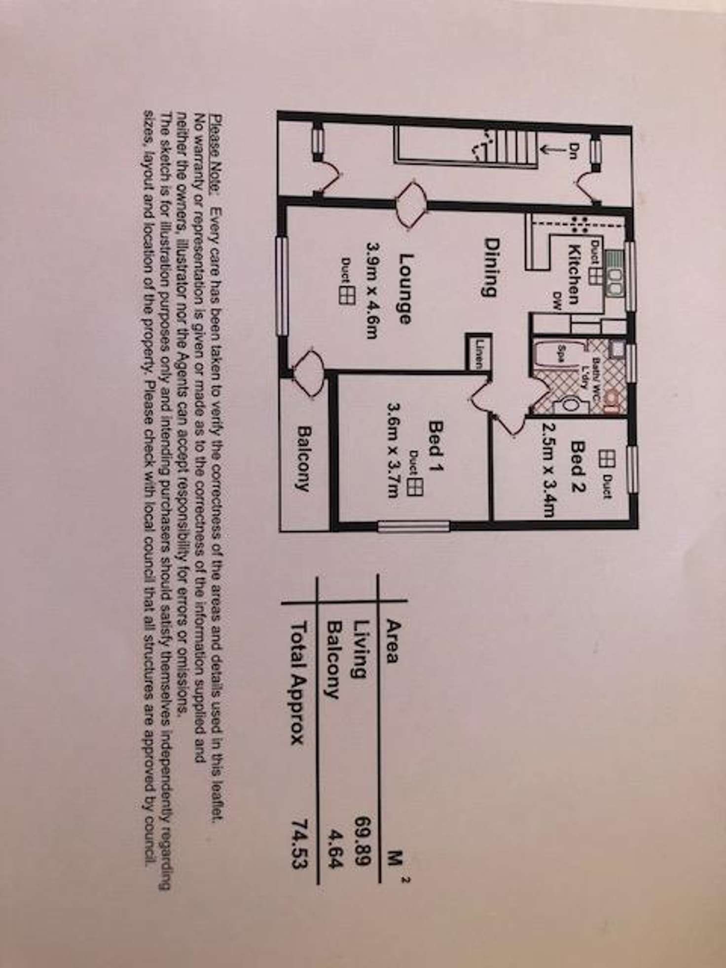 Floorplan of Homely unit listing, 1/168 Seaview Road, Henley Beach South SA 5022