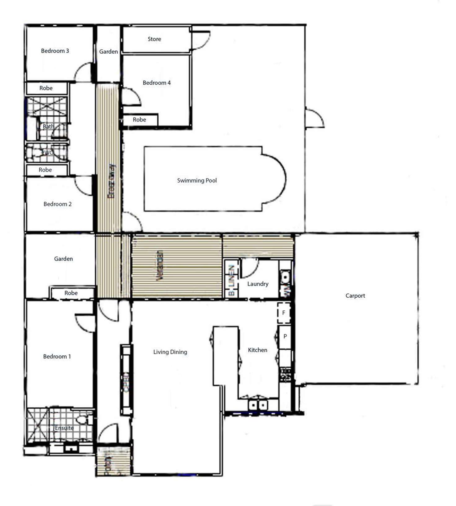 Floorplan of Homely house listing, 10 Magabala Road, Bilingurr WA 6725