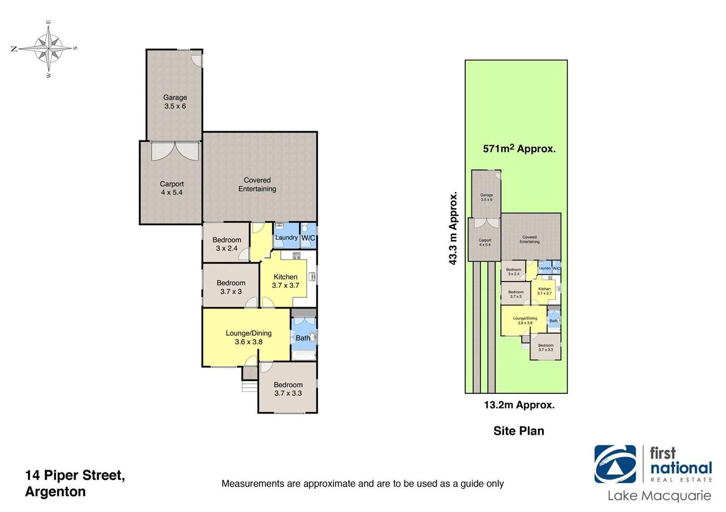Floorplan of Homely house listing, 14 Piper Street, Argenton NSW 2284